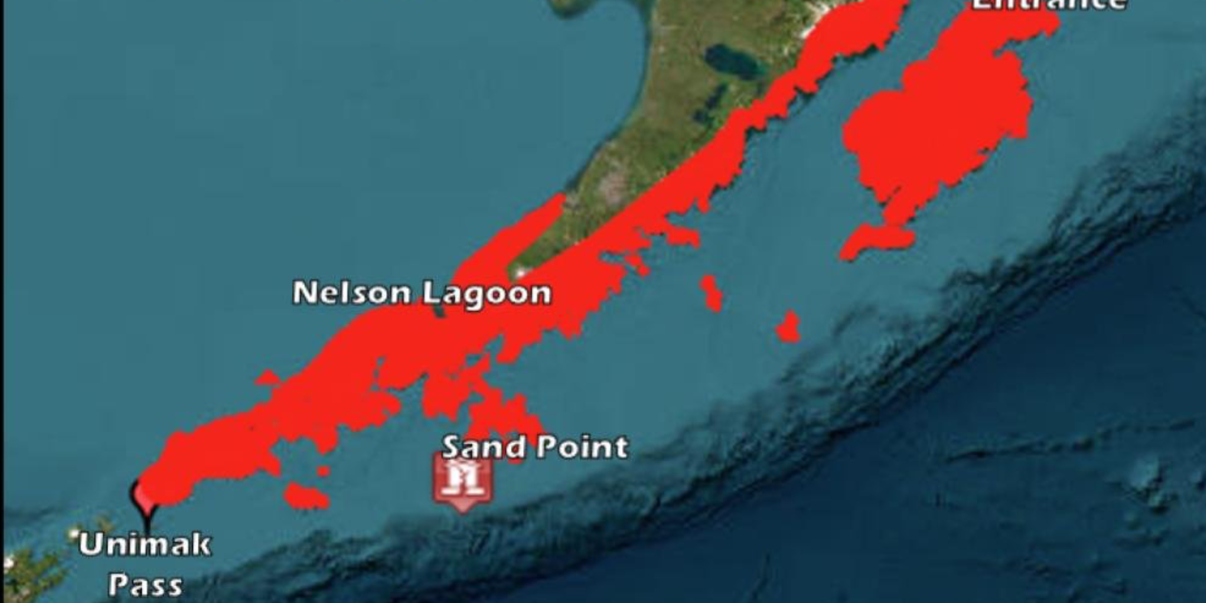 Alaska's Southern Coast | Source: X/NWSAnchorage