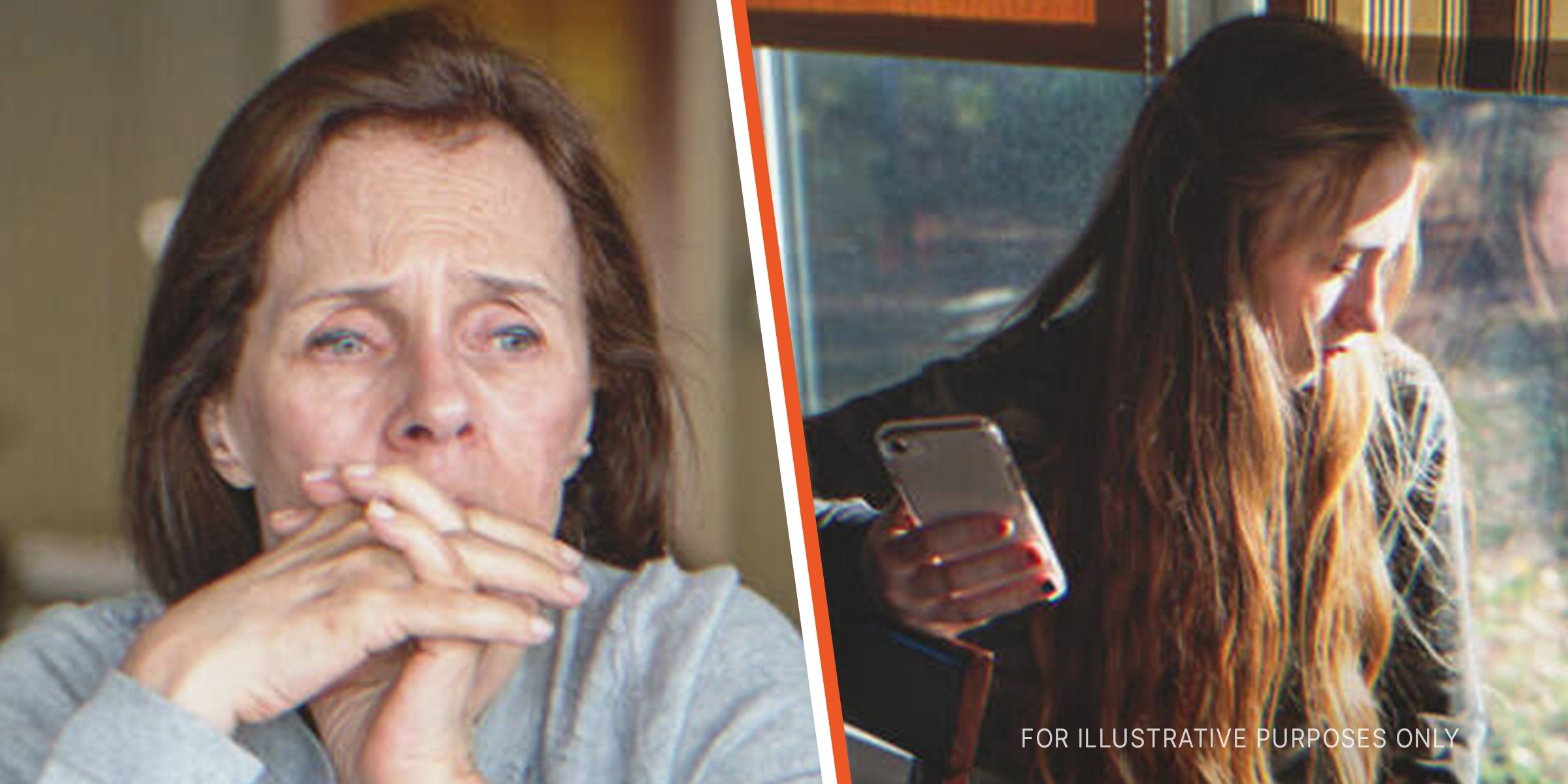 Older lady looking worried and teenage girl looking away | Source: Getty Images