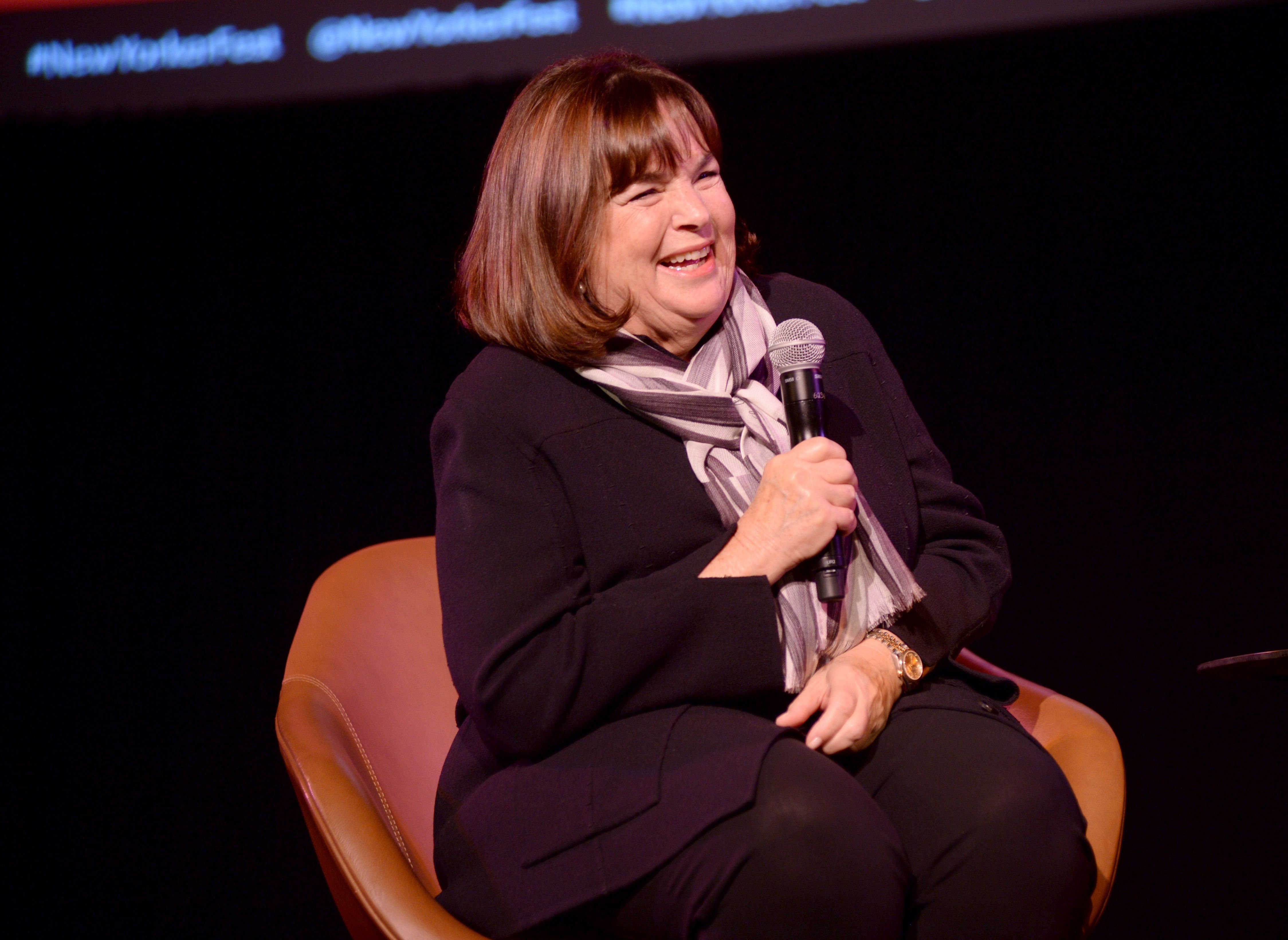 Ina Garten speaks onstage at a talk with Helen Rosner at the 2019 New Yorker Festival on October 12, 2019 | Photo: Getty Images
