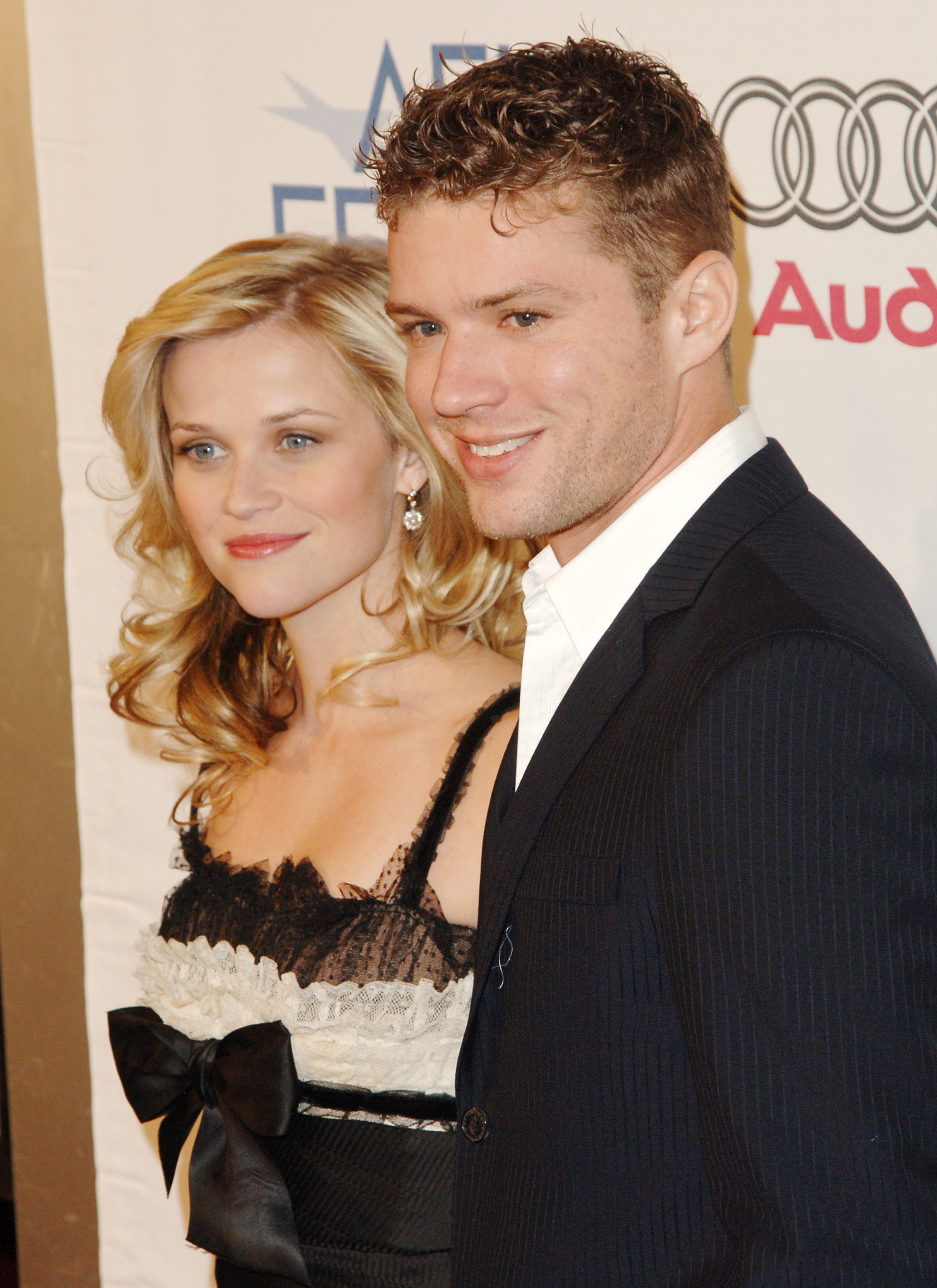 Reese Witherspoon and Ryan Phillippe during AFI Fest 2005 Opening Night Gala Presents "Walk the Line" Premiere - Arrivals in Hollywood, California on November 3, 2005 | Source: Getty Images