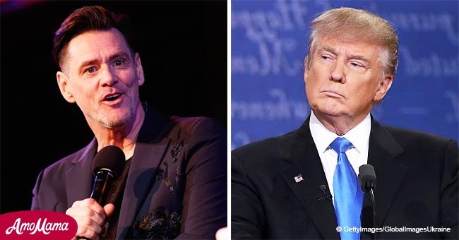 Jim Carrey turns Trump’s mouth into a bomb with his new POTUS-mocking portrait