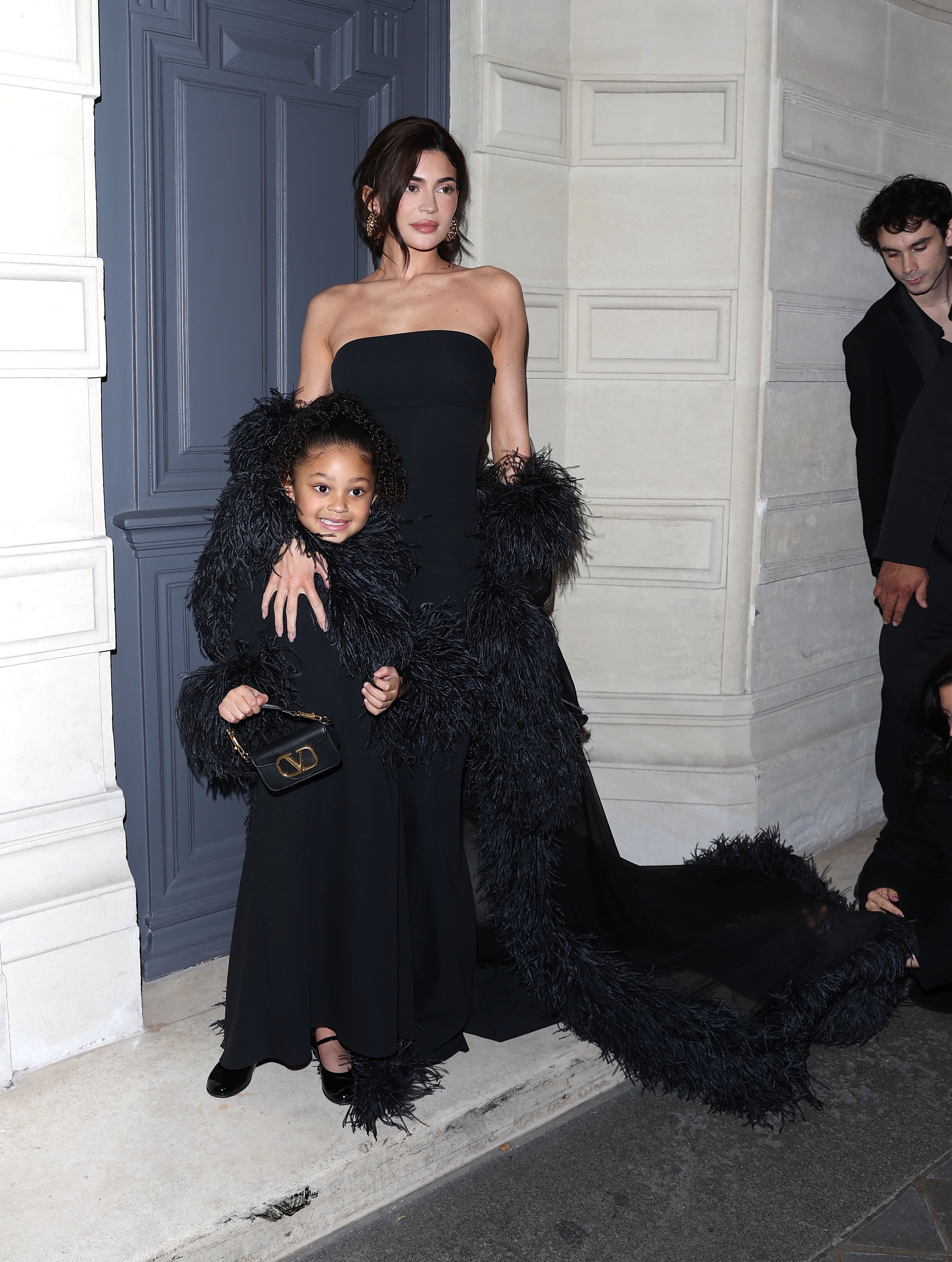 Kylie Jenner and Stormi Webster photographed on January 24, 2024, in Paris, France. | Source: Getty Images