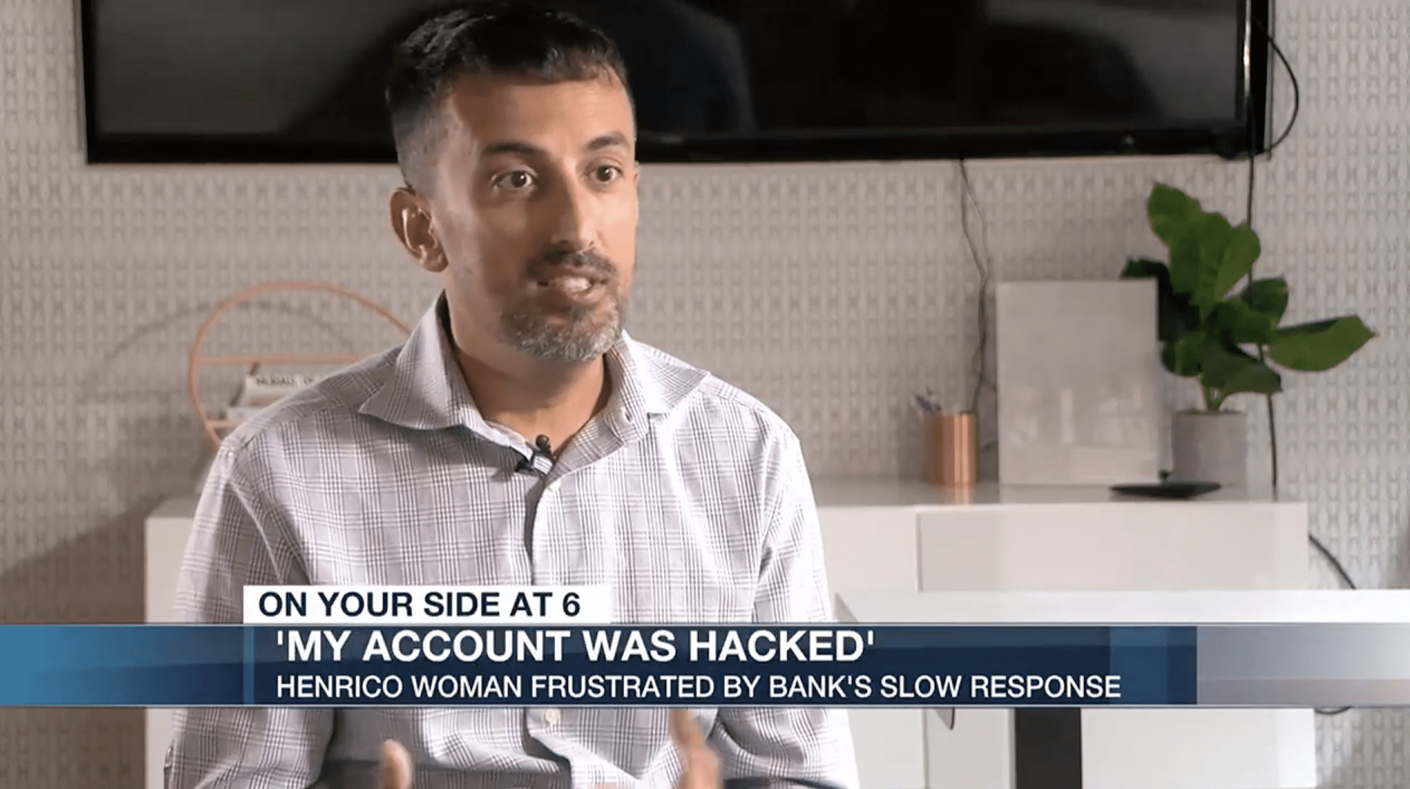 Cyber Security Expert Mojaddidi shared how hackers can use various ways to hack into accounts. | Photo: YouTube.com/nbc12richmond