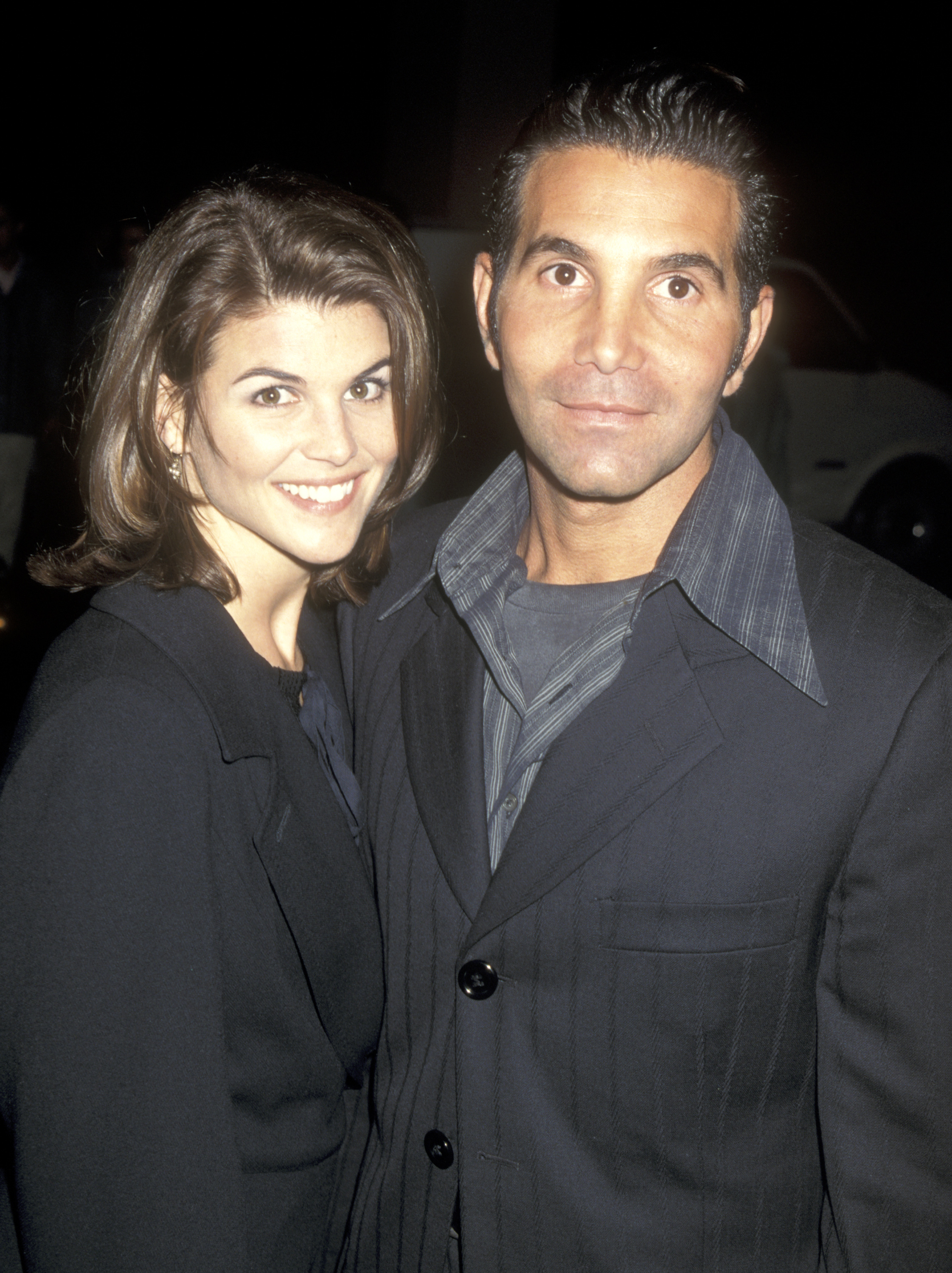 Lori Loughlin and Mossimo Giannulli attend the Cocktail Party Hosted by Art Cooper in Honor of Peter Bart on December 12, 1995 | Source: Getty Images