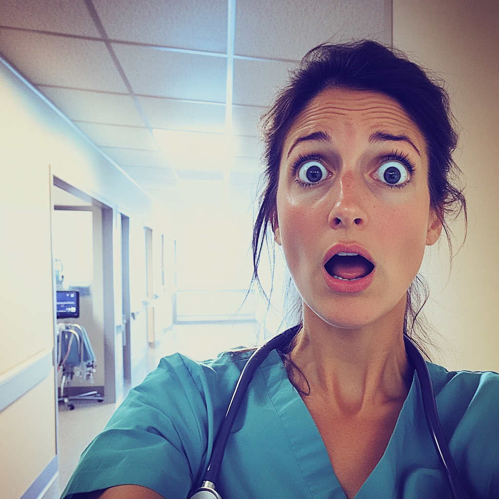 A shocked doctor | Source: Midjourney