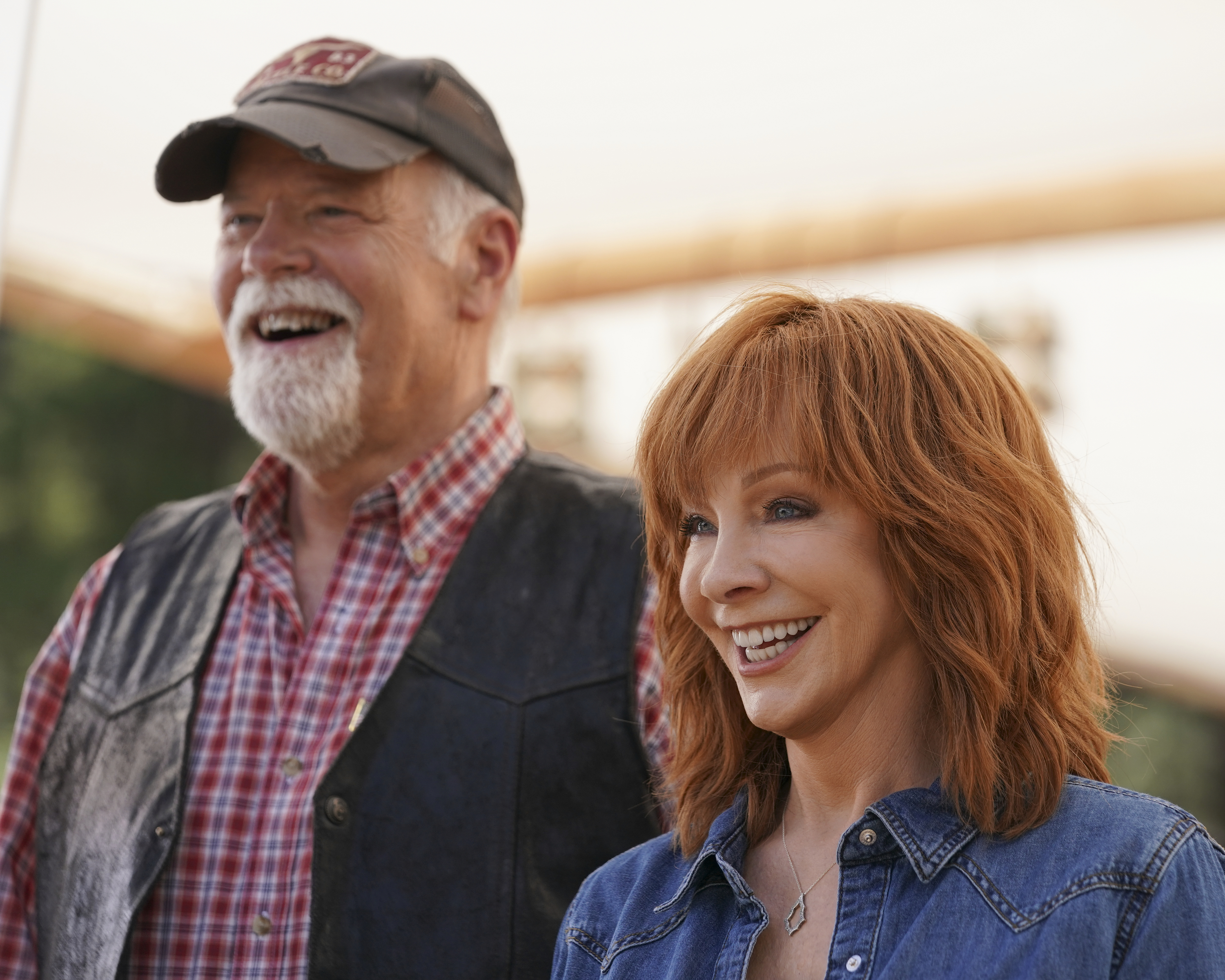 Reba McEntire and Rex Linn in "Big Sky," 2022 | Source: Getty Images