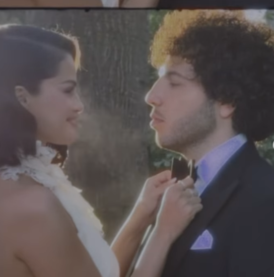 Selena Gomez and Benny Blanco during a photo session for their wedding on September 27, 2025 | Source: Instagram/selenagomez