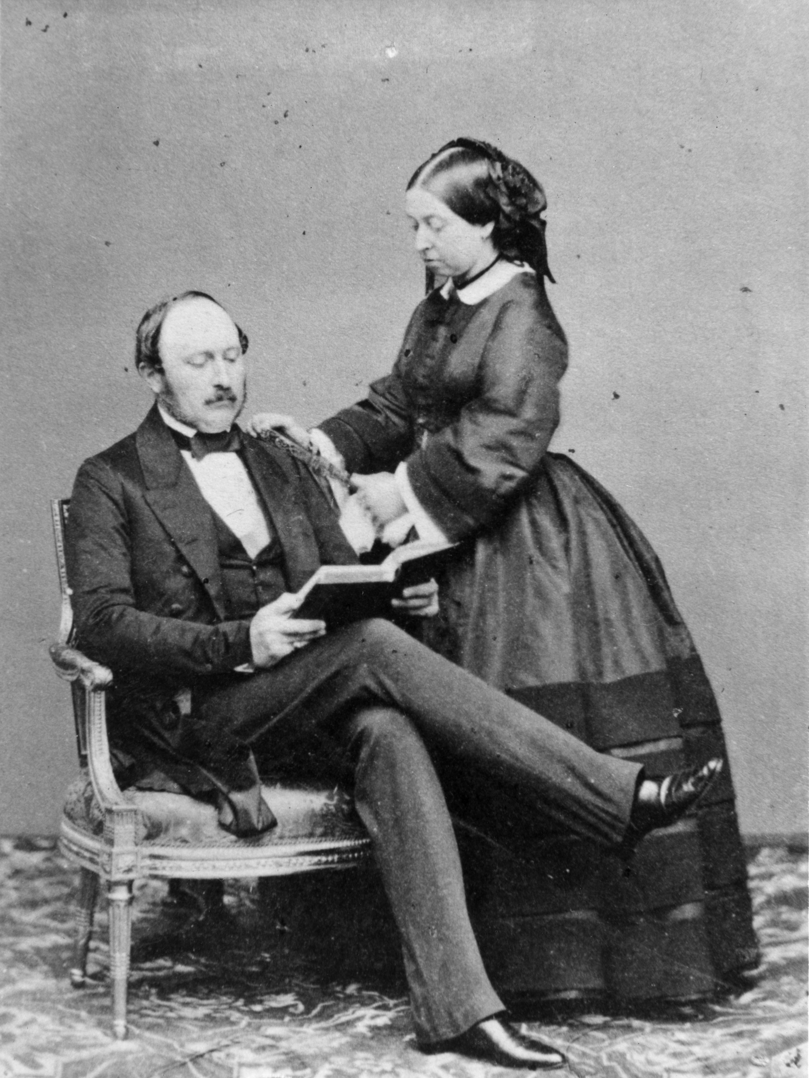 Queen Victoria and her beloved Prince Albert, the Prince Consort, at Buckingham Palace | Source: Getty Images