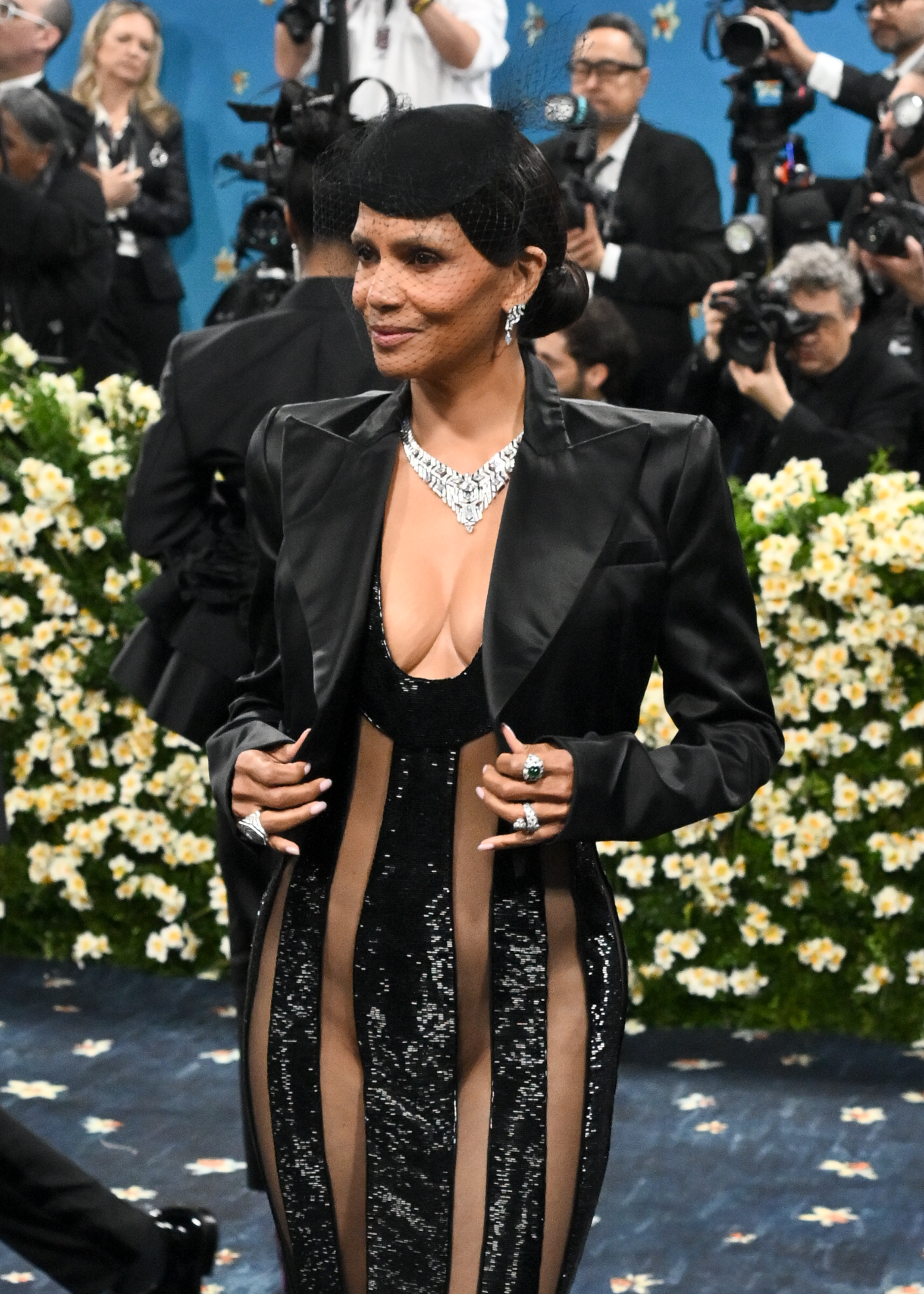 Halle Berry at The Met Gala Celebrating "Superfine: Tailoring Black Style," on May 5, 2025, in New York | Source: Getty Images