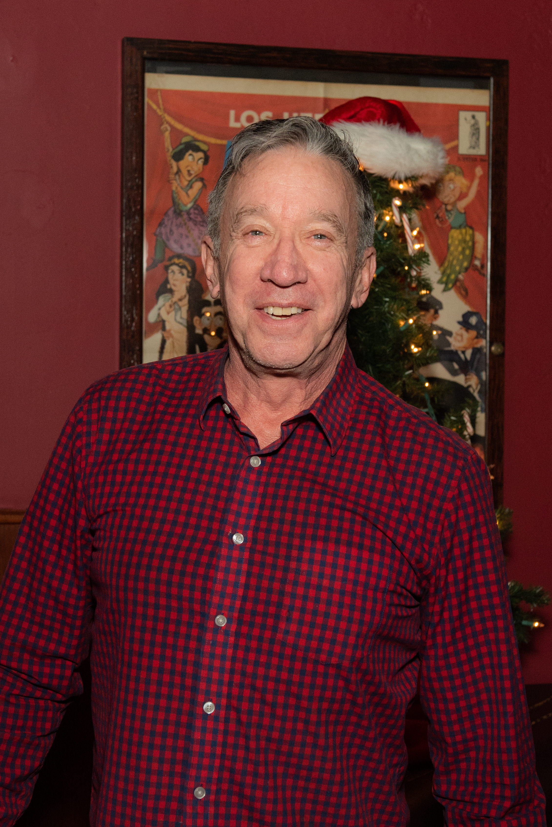 Tim Allen at the 43rd Annual Laugh Factory free Christmas dinner and show at The Laugh Factory on December 25, 2022 in West Hollywood, California | Source: Getty Images