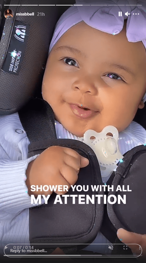 Nick Cannon and Brittany Bell's daughter Powerful Queen smiles in an adorable clip. | Photo: Instagram/@missbell