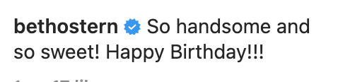 A fan's comment on Jessica Seinfeld's Instagram post wishing her son, Julian Kal Seinfeld, a happy 20th birthday on March 1, 2023 | Source: Instagram/jessseinfeld