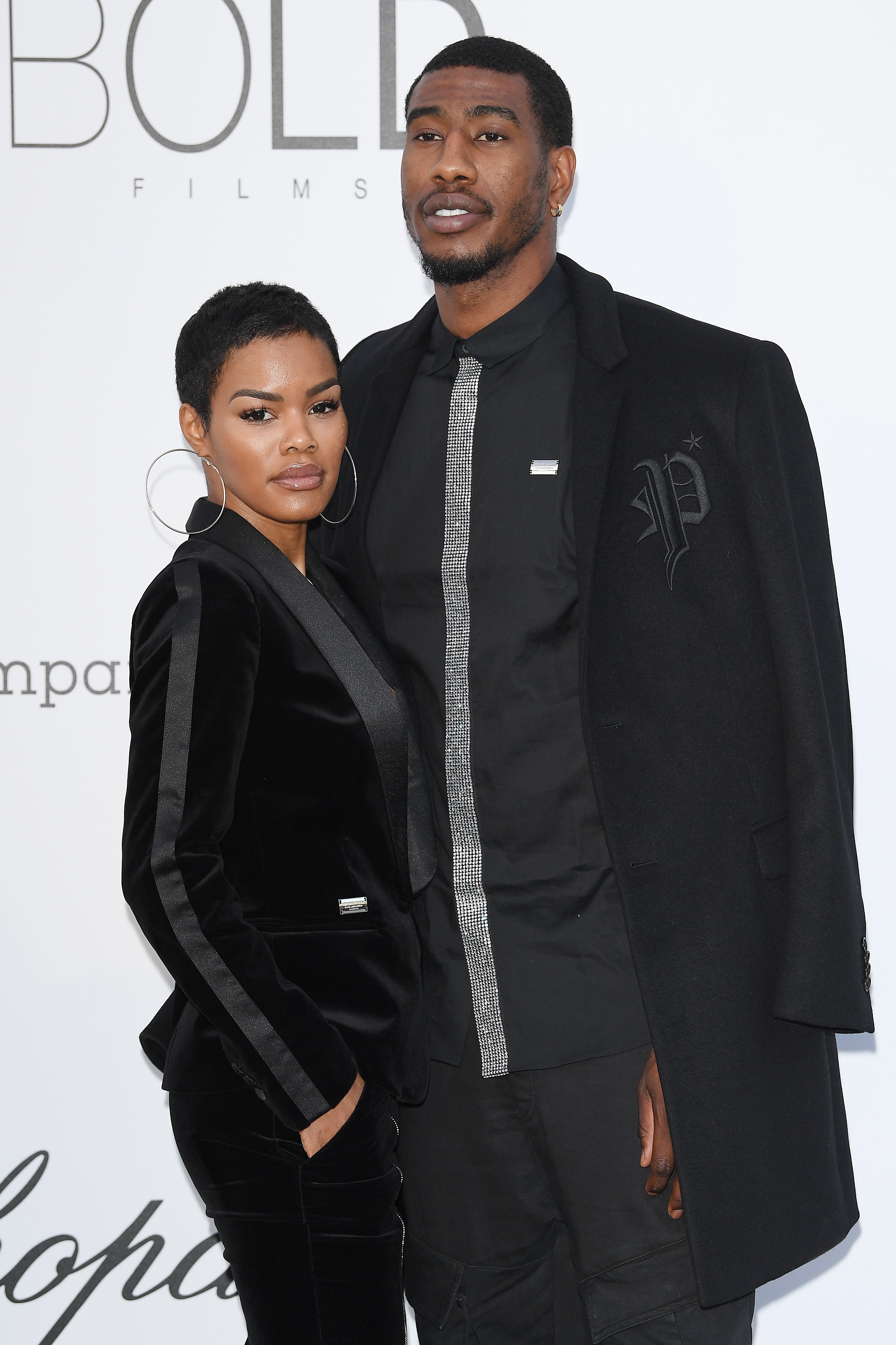 Teyana Taylor and Iman Shumpert at Hotel du Cap-Eden-Roc on May 17, 2018 in Cap d'Antibes, France | Photo: Getty Images