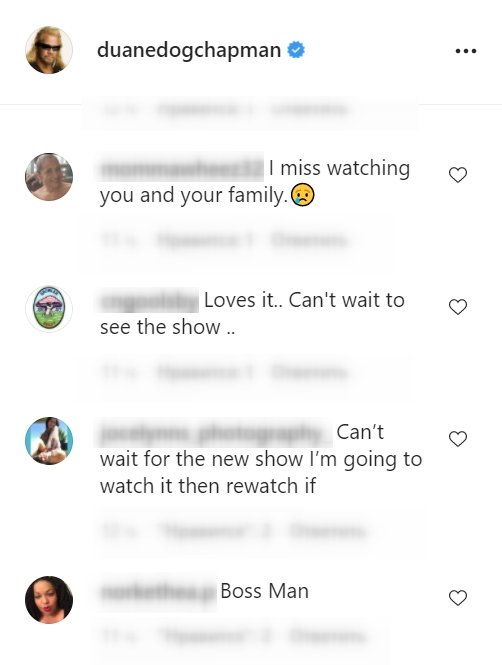 Fans react to Duane Chapman possibly filming for a new TV show. | Photo: instagram.com/duanedogchapman/ 