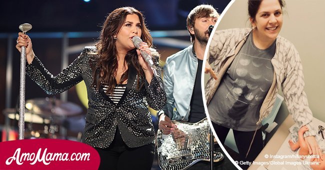  'Lady Antebellum' Hillary Scott posts a photo of her newborn twins and it's too cute