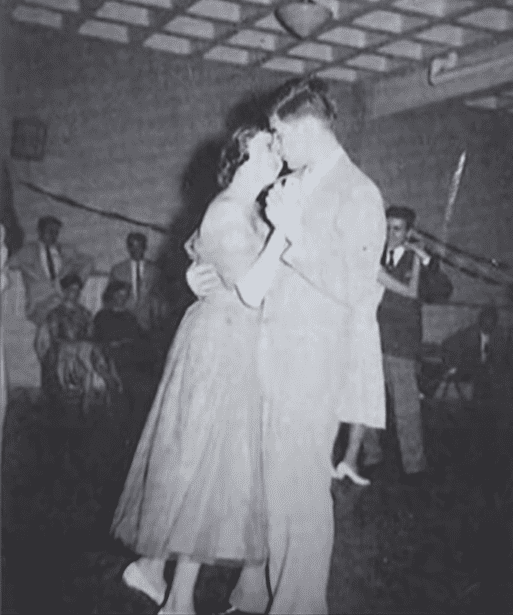 Annette Callahan and Bob Harvey dancing together in high school. │Source: youtube.com/WSLS 10