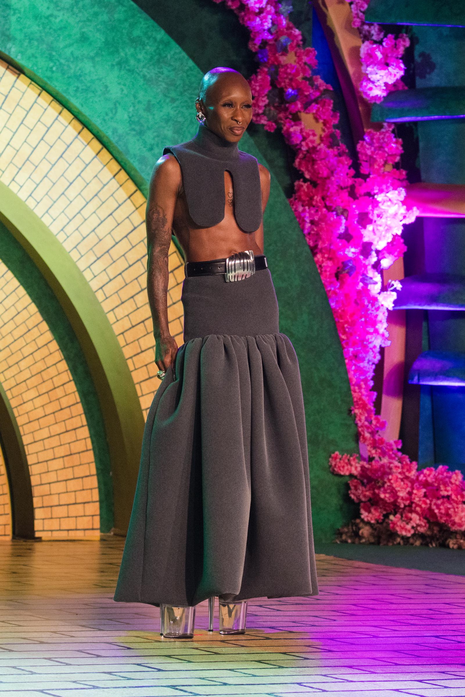 Cynthia Erivo during the red carpet for the movie "Wicked: For Good" at SUHAI Music Hall on November 4, 2025, in Sao Paulo, Brazil | Source: Getty Images