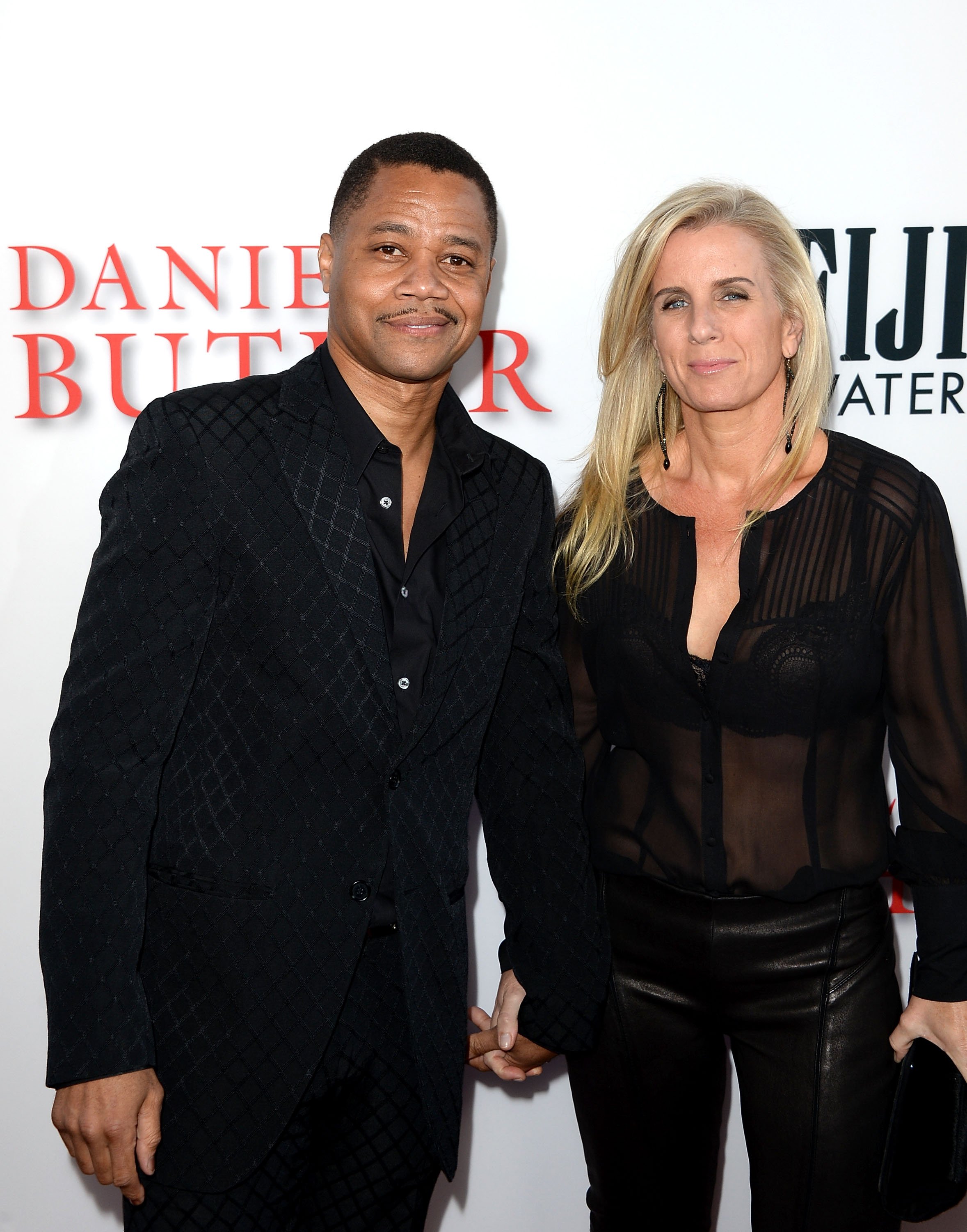 Cuba Gooding Jr. and Sara Kapfer at the premiere of "Lee Daniels' The Butler" in Los Angeles, California on Aug. 12, 2013.