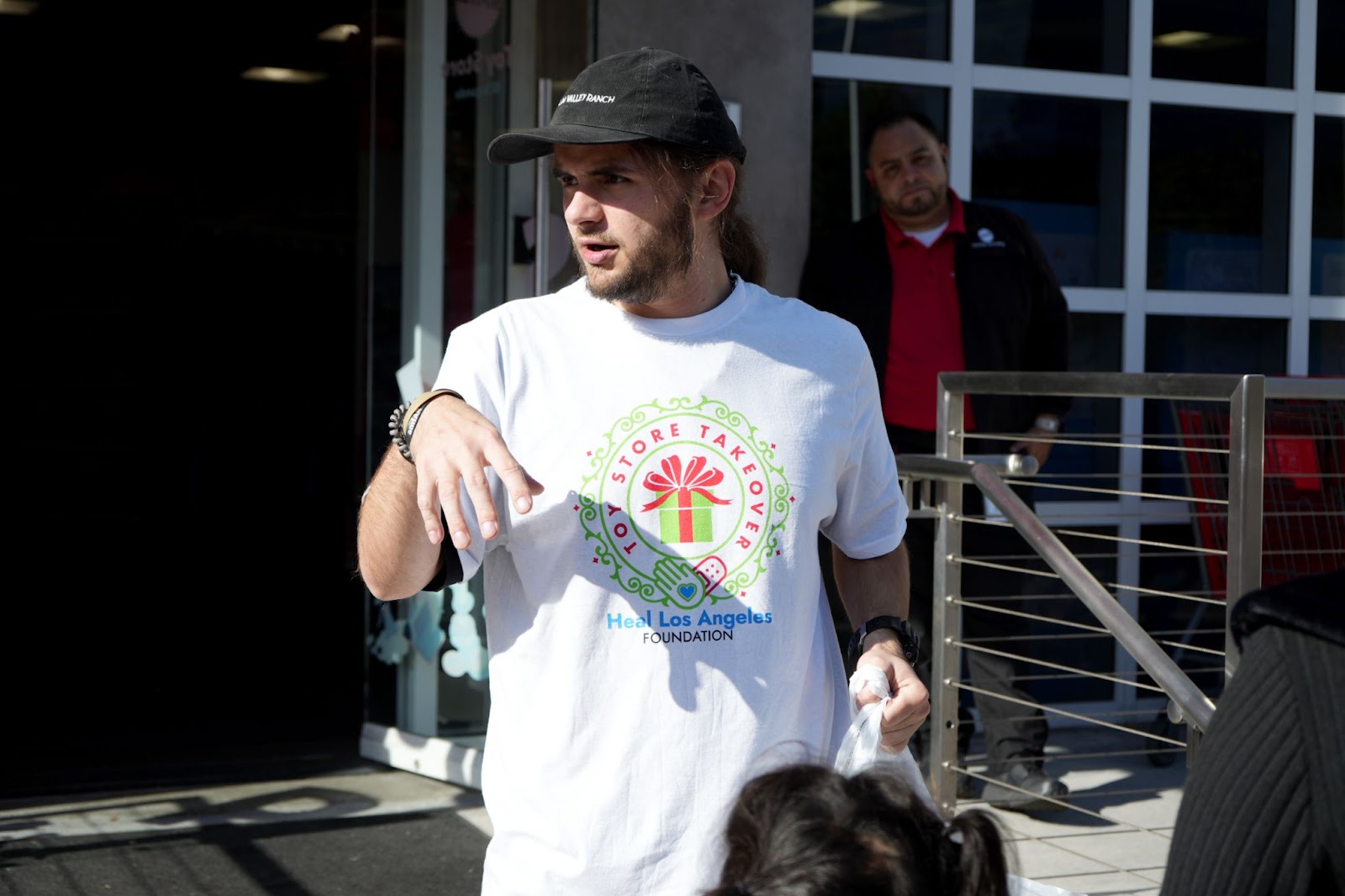 Prince Jackson at the Heal LA Christmas event for underprivileged children on December 19, 2024, in El Segundo, California | Source: Getty Images