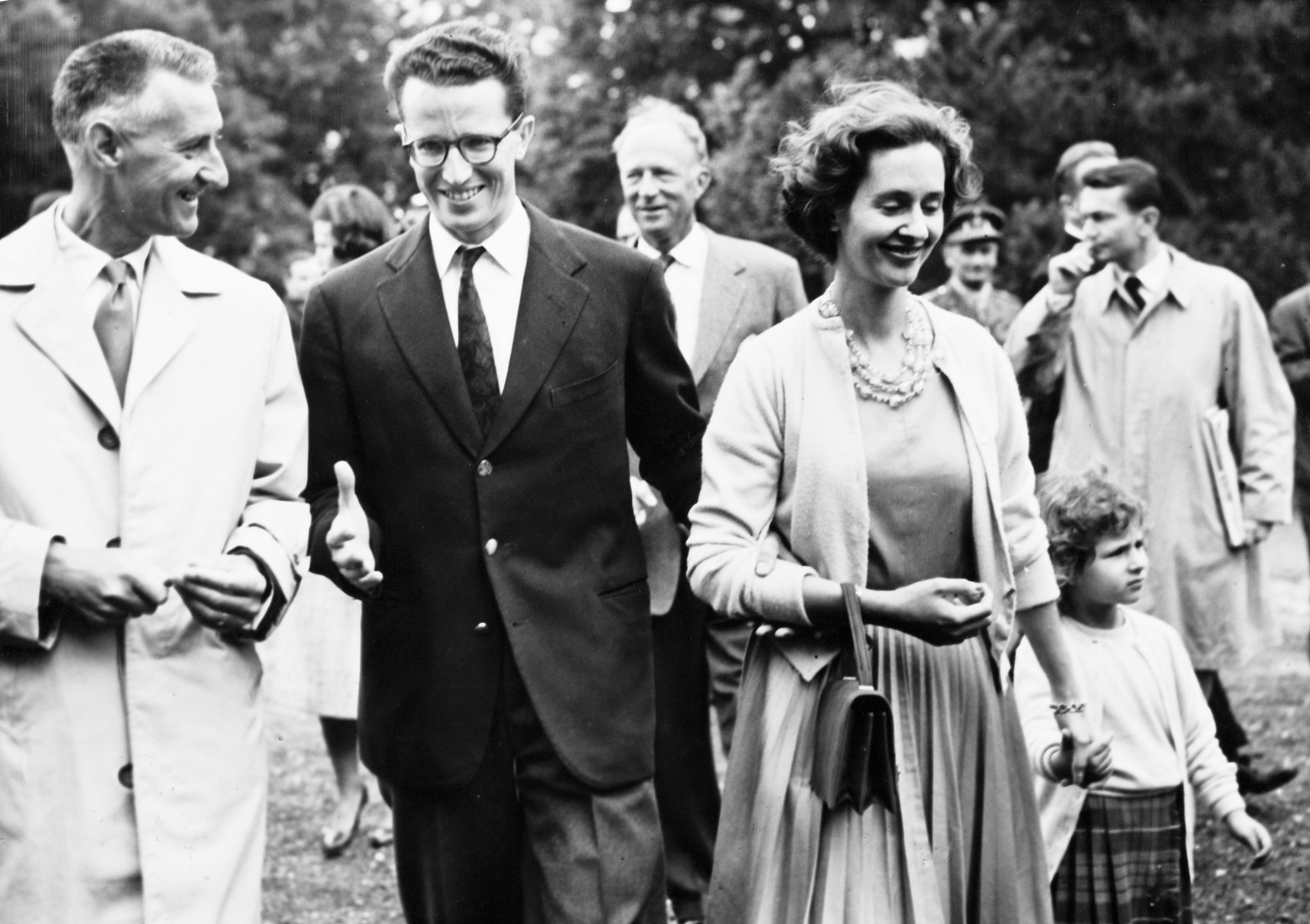 Fabiola de Mora y Aragón y el rey Balduino I de Bélgica el 17 de diciembre de 1960. │Foto: Getty Images
