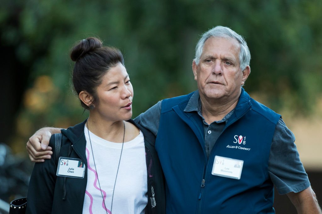 Julie Chen and Leslie 'Les' Moonves, at the annual Allen & Company Sun Valley Conference, July 11, 2018 | Photo: Getty Images