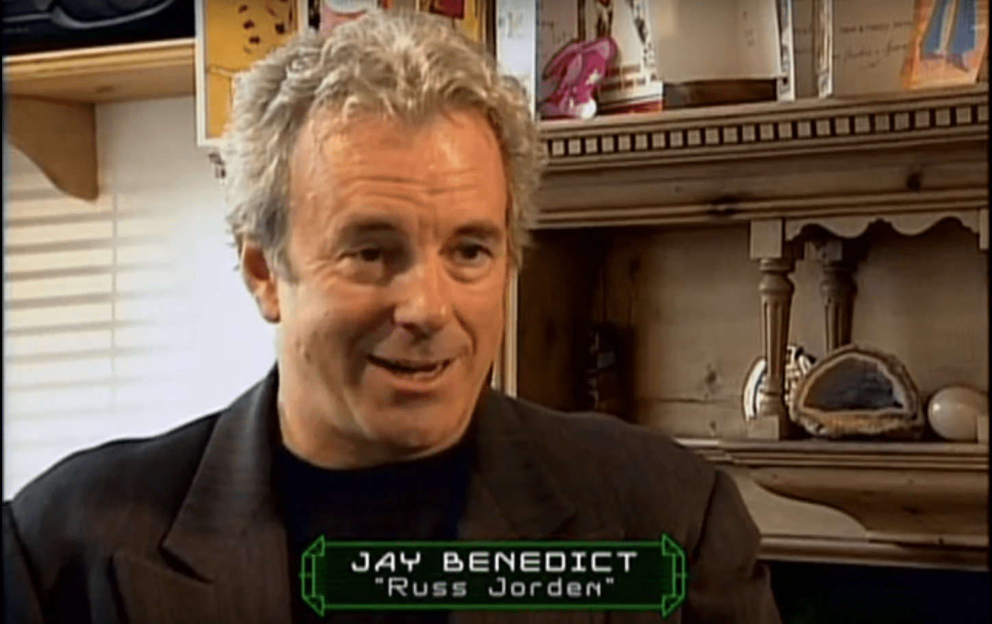 Jay Benedict in an interview for "Aliens (1986)". | Photo: Youtube/Novidades Cinema