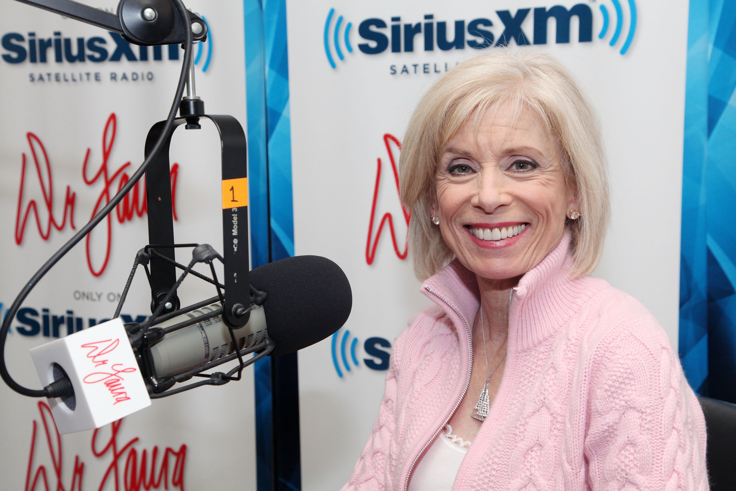Dr. Laura Schlessinger broadcasts her exclusive SiriusXM show "Dr. Laura" from SiriusXM studios on January 20, 2011, in New York City. | Source: Getty Images.