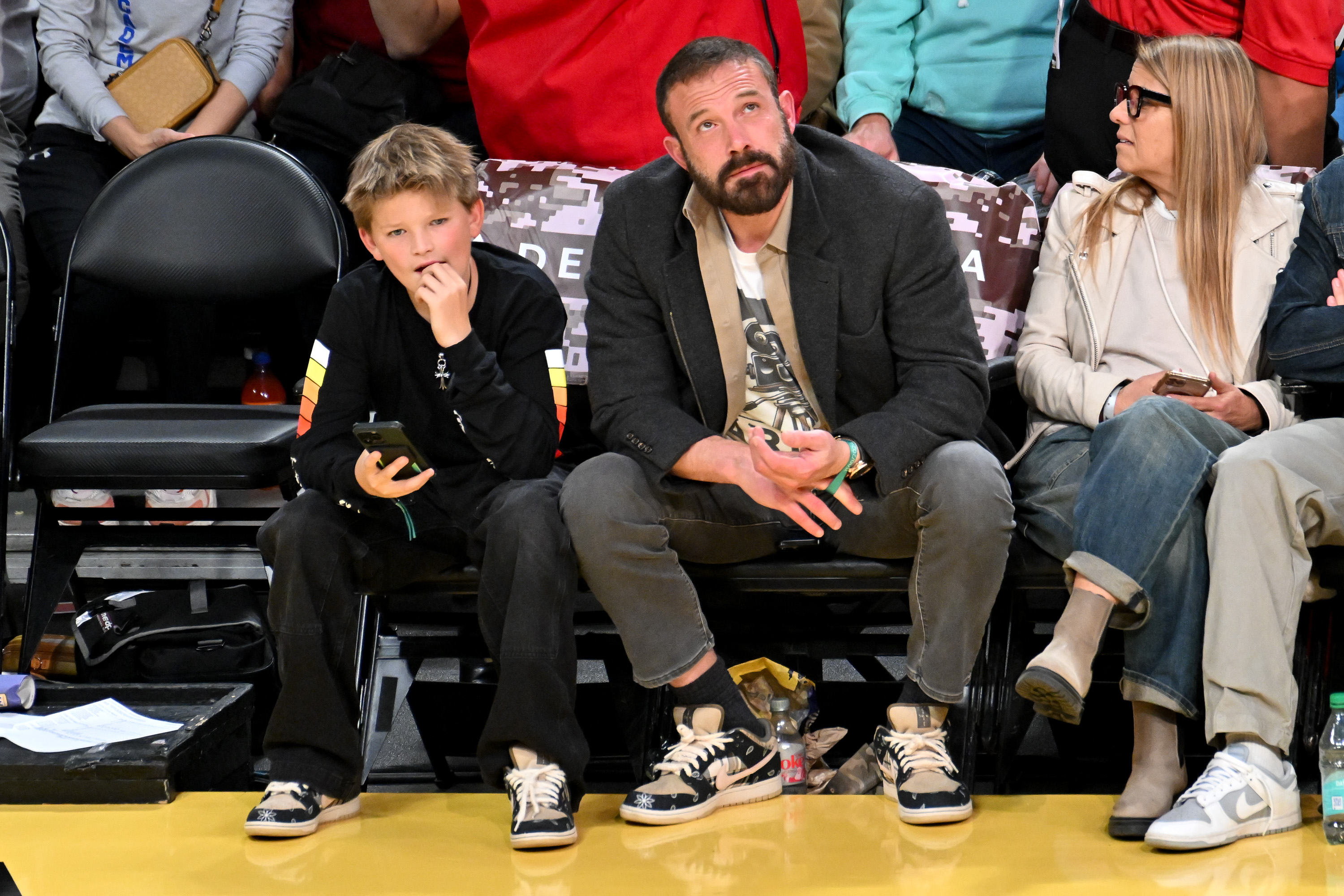 Samuel and Ben Affleck in Los Angeles, California | Source: Getty Images