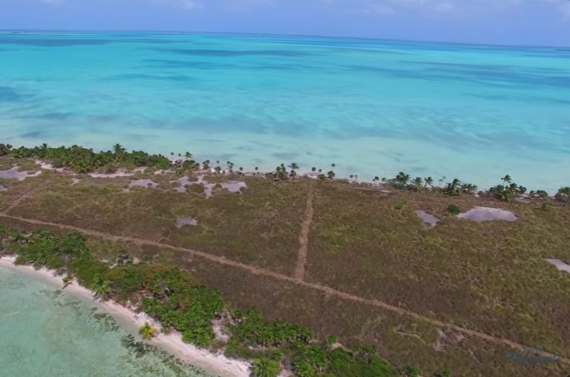 Leonardo DiCaprio's 104-acre island, Blackadore Caye, from a video dated April 21, 2016 | Source: YouTube/@WillMitchellBelize