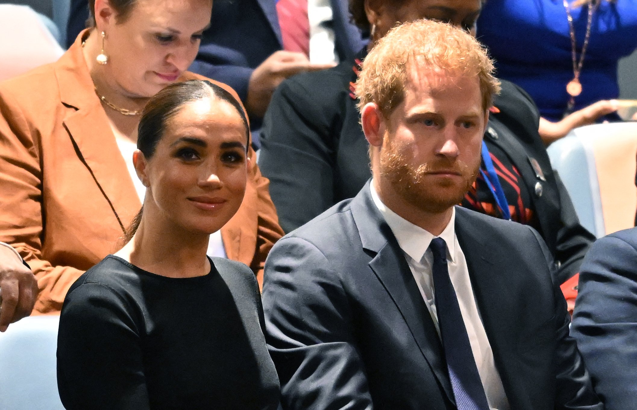 Prince Harry and Meghan Markle in New York 2022. | Source: Getty Images 
