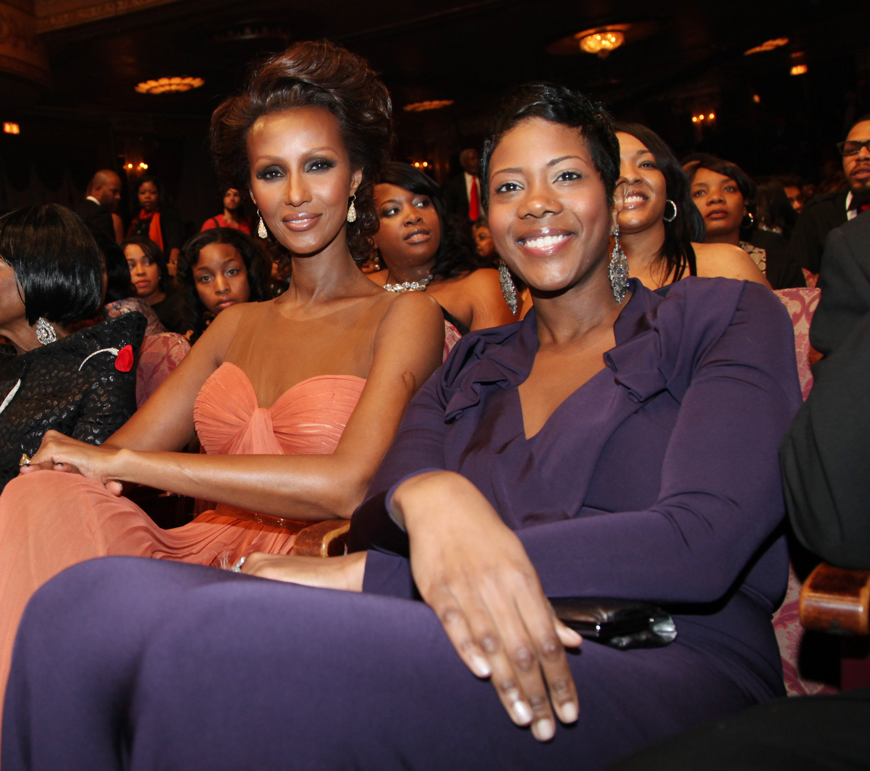 Iman and her daughter Zulekha Haywood attend the 4th annual BET Honors at the Warner Theatre on January 15, 2011, in Washington, DC | Source: Getty Images