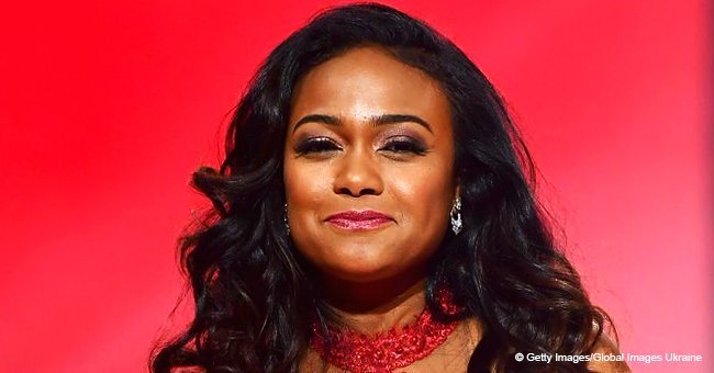 Tatyana Ali married the man she met online. She was a stunning bride and flaunted her baby bump
