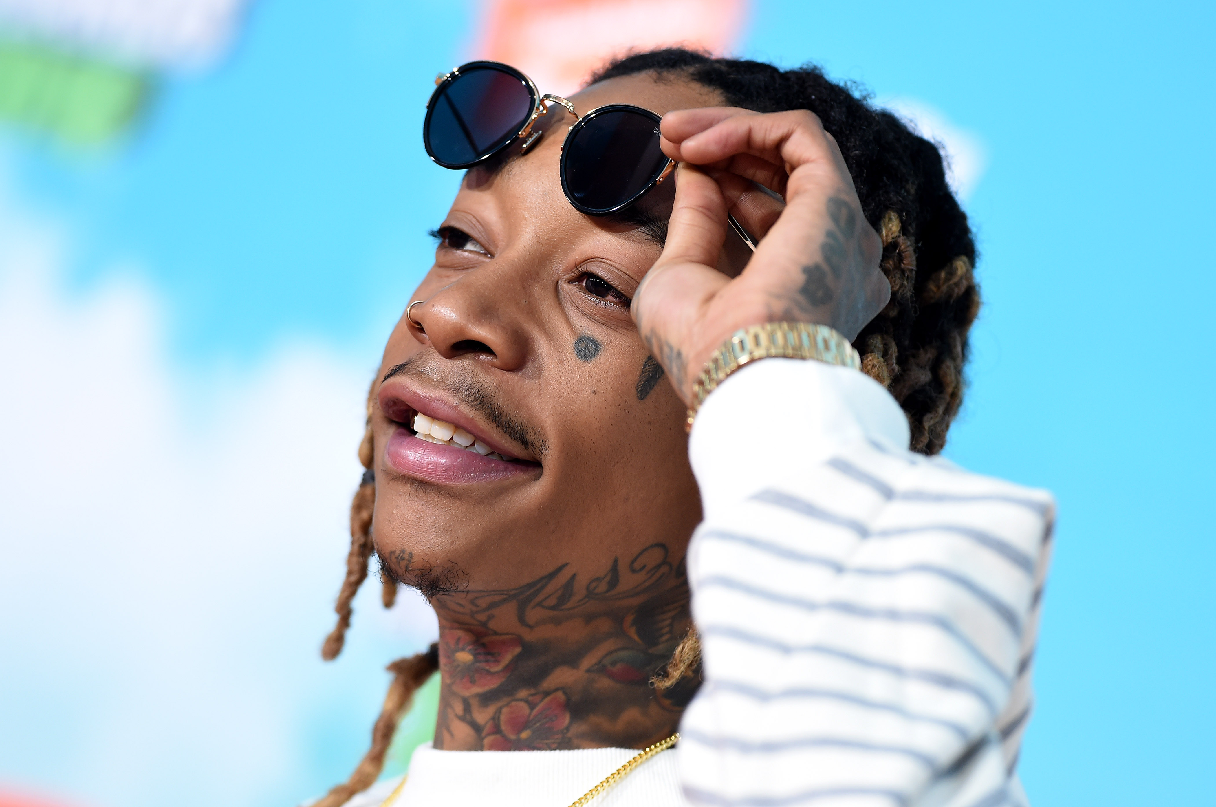 Wiz Khalifa arrives during Nickelodeon's 2016 Kids' Choice Awards at The Forum on March 12 in Inglewood, California. | Source: Getty Images