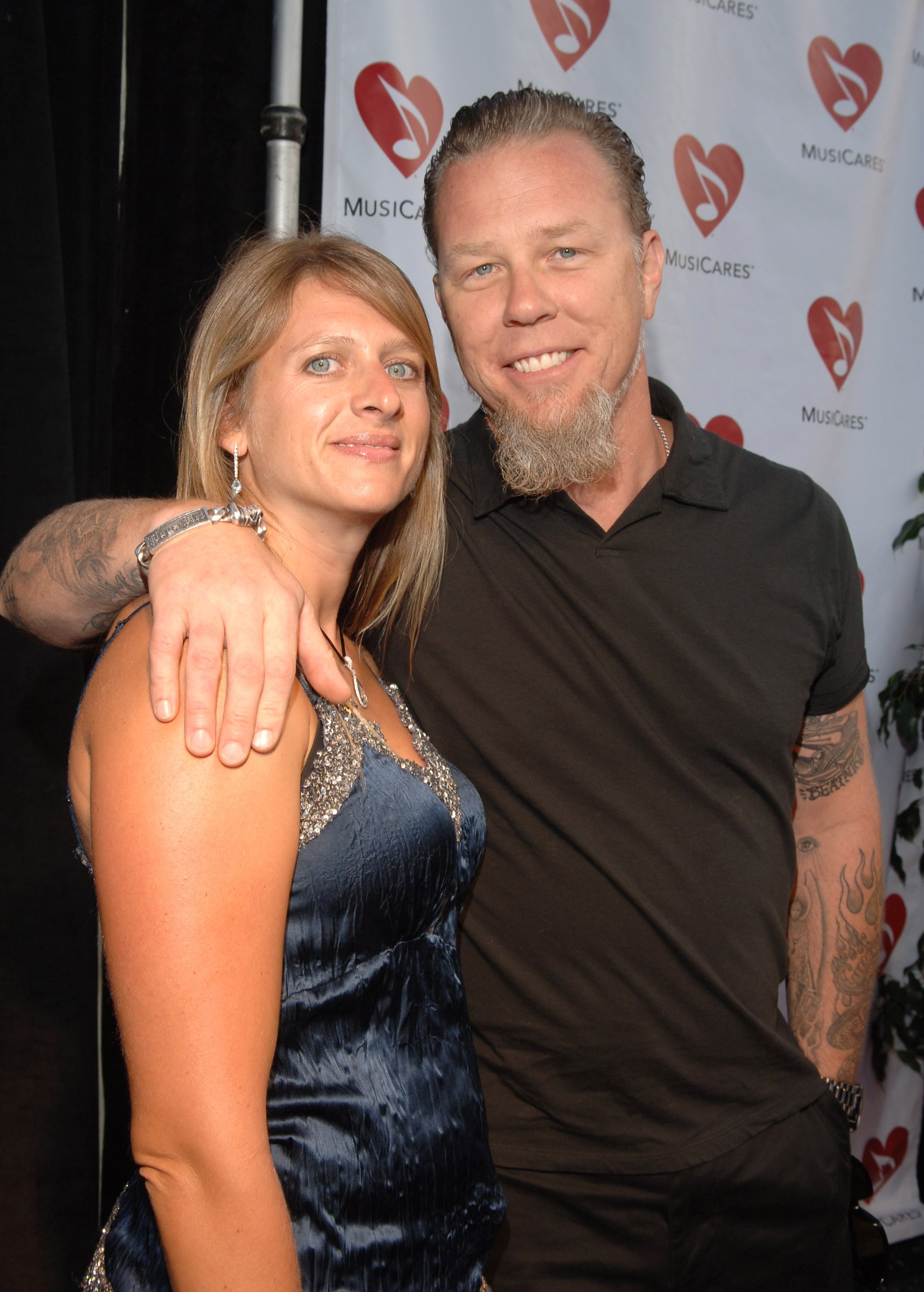 James Hetfield and his wife Francesca attend the 2nd Annual MusiCares MAP Fund Benefit Concert Honoring James Hetfield and Bill Silva at Henry Fonda Music Box on May 12, 2006, in Hollywood, California. | Source: Getty Images
