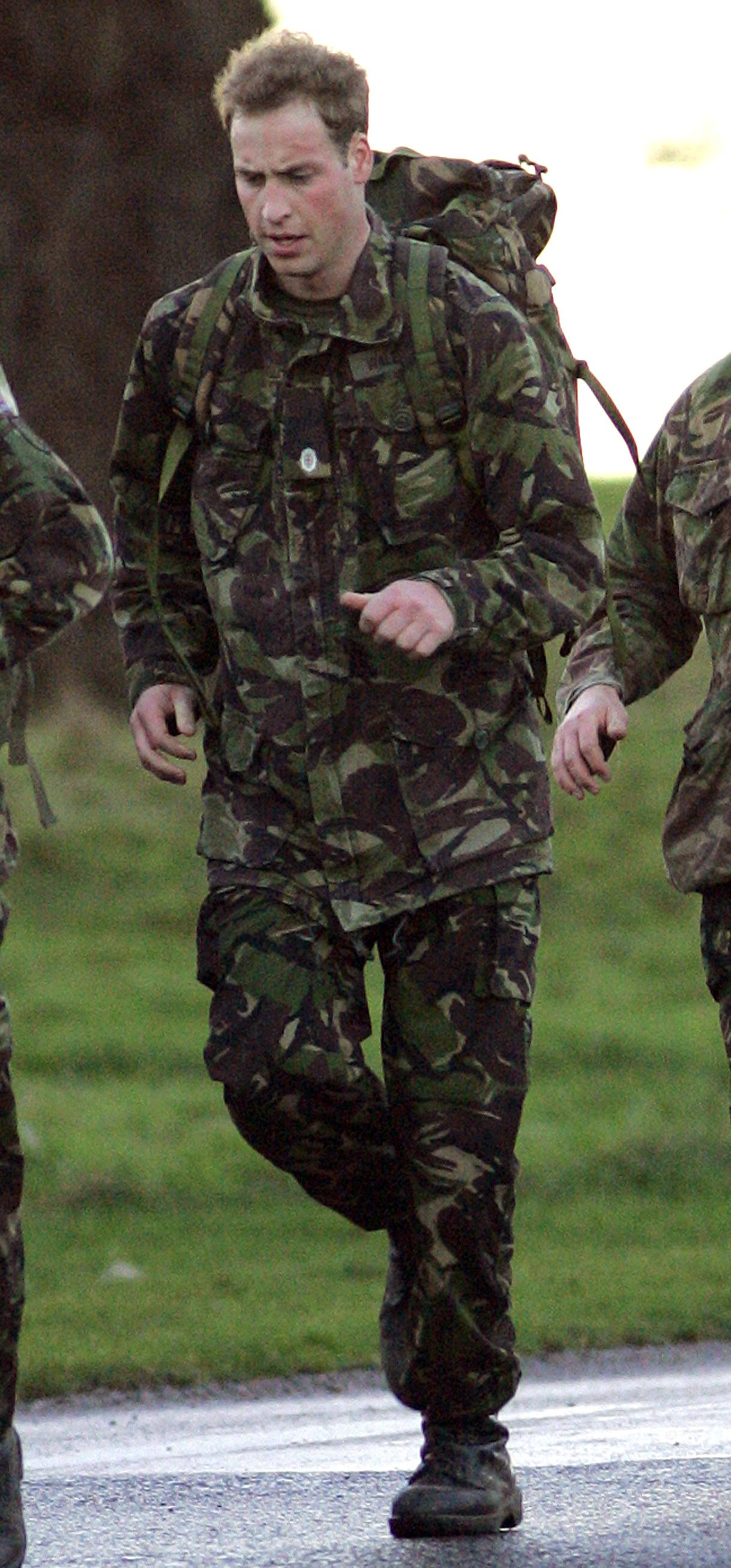 Prince William during Army training on January 19, 2007, in Windsor, England. | Source: Getty Images