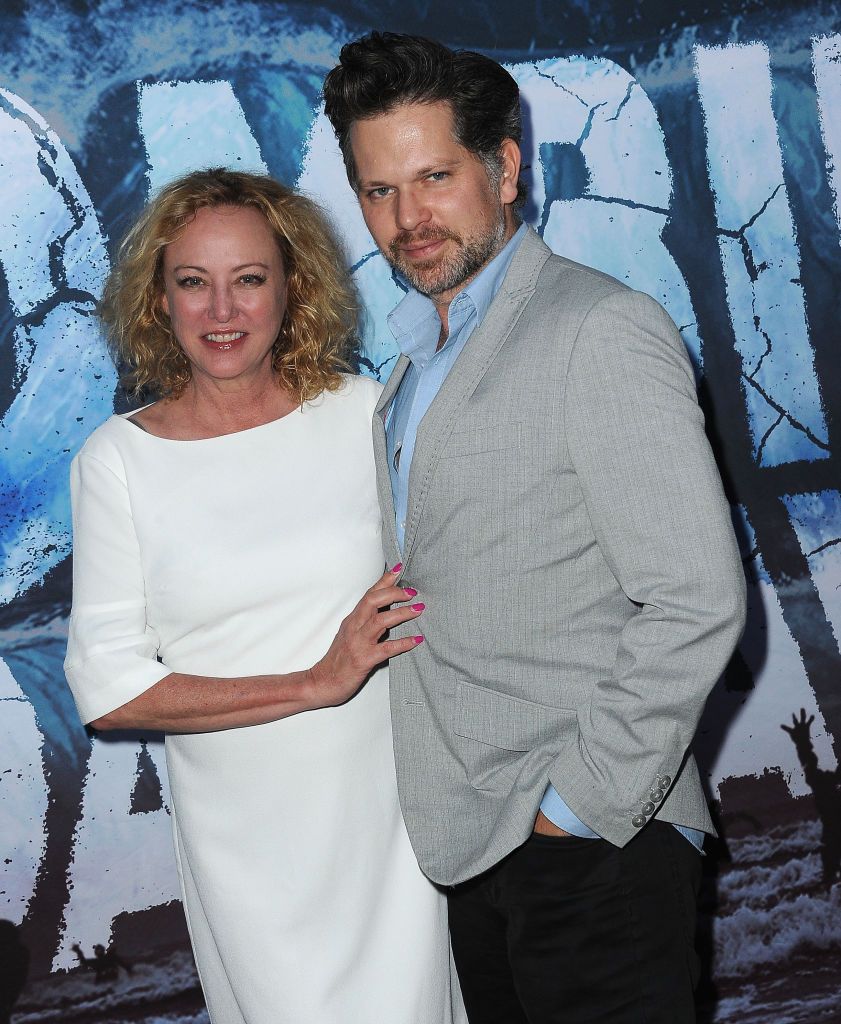 Virginia Madsen and Nkick Holmes at the premiere of "Zombie Tidal Wave"in 2019 in North Hollywood, California | Source: Getty Images