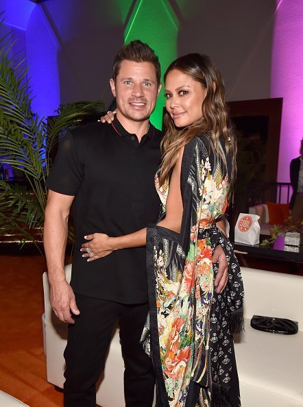 Nick Lachey and Vanessa Lachey at SLS Las Vegas on October 19, 2018 in Las Vegas, Nevada. | Photo: Getty Images
