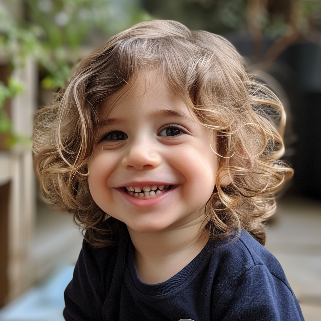 A smiling little boy | Source: Midjourney