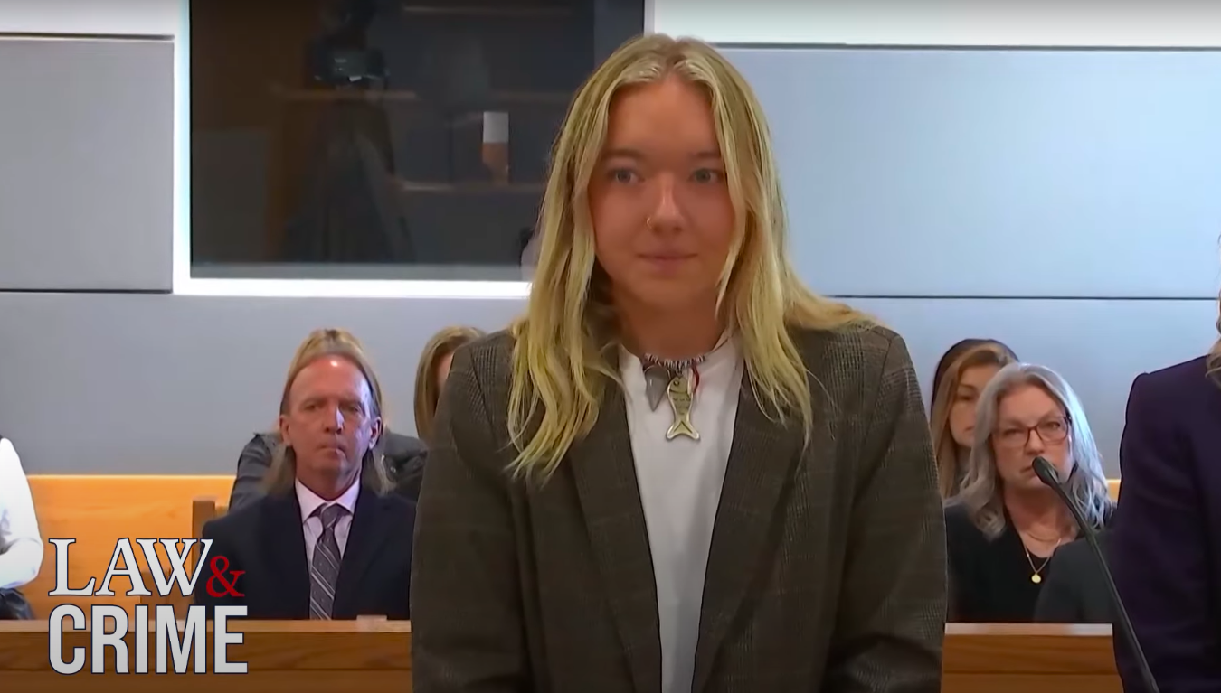 Eva Benefield providing her statement about her dad to the court, posted on December 3, 2024 | Source: YouTube/Law&Crime Trials