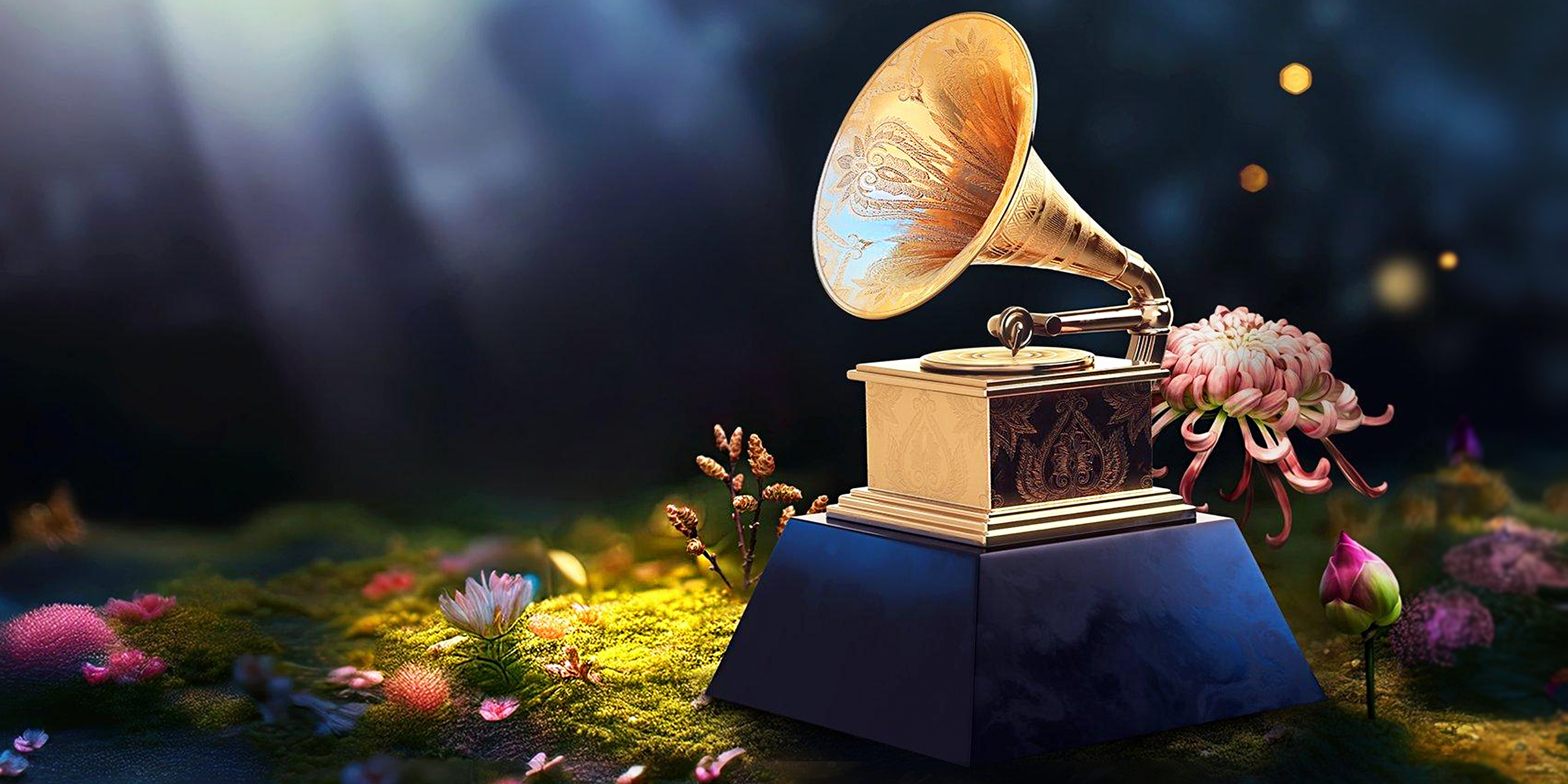 A Grammy Award trophy | Source: X/RecordingAcad