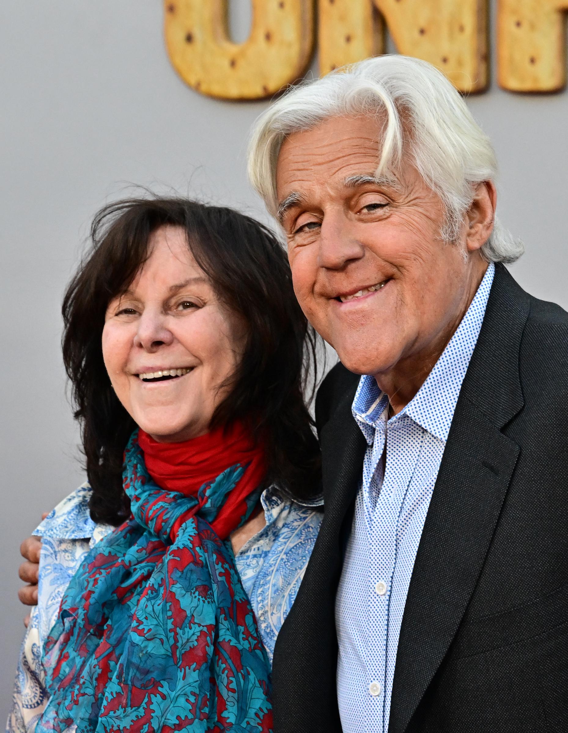 Mavis and Jay Leno attend Netflix's "Unfrosted" premiere in Los Angeles, California, on April 30, 2024 | Source: Getty Images