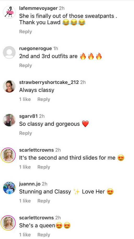 Fan comments on JustJared's post of Jennifer Garner's photos in New York City on April 12, 2023 | Source: Instagram/justjared
