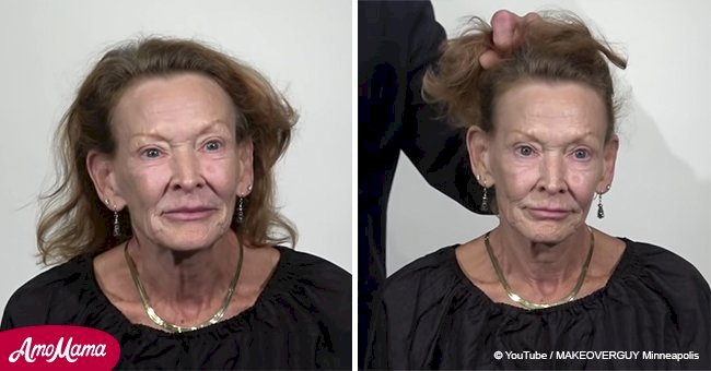 69-year-old lady is tired of her look, but after a radical makeover, she looks unrecognizable