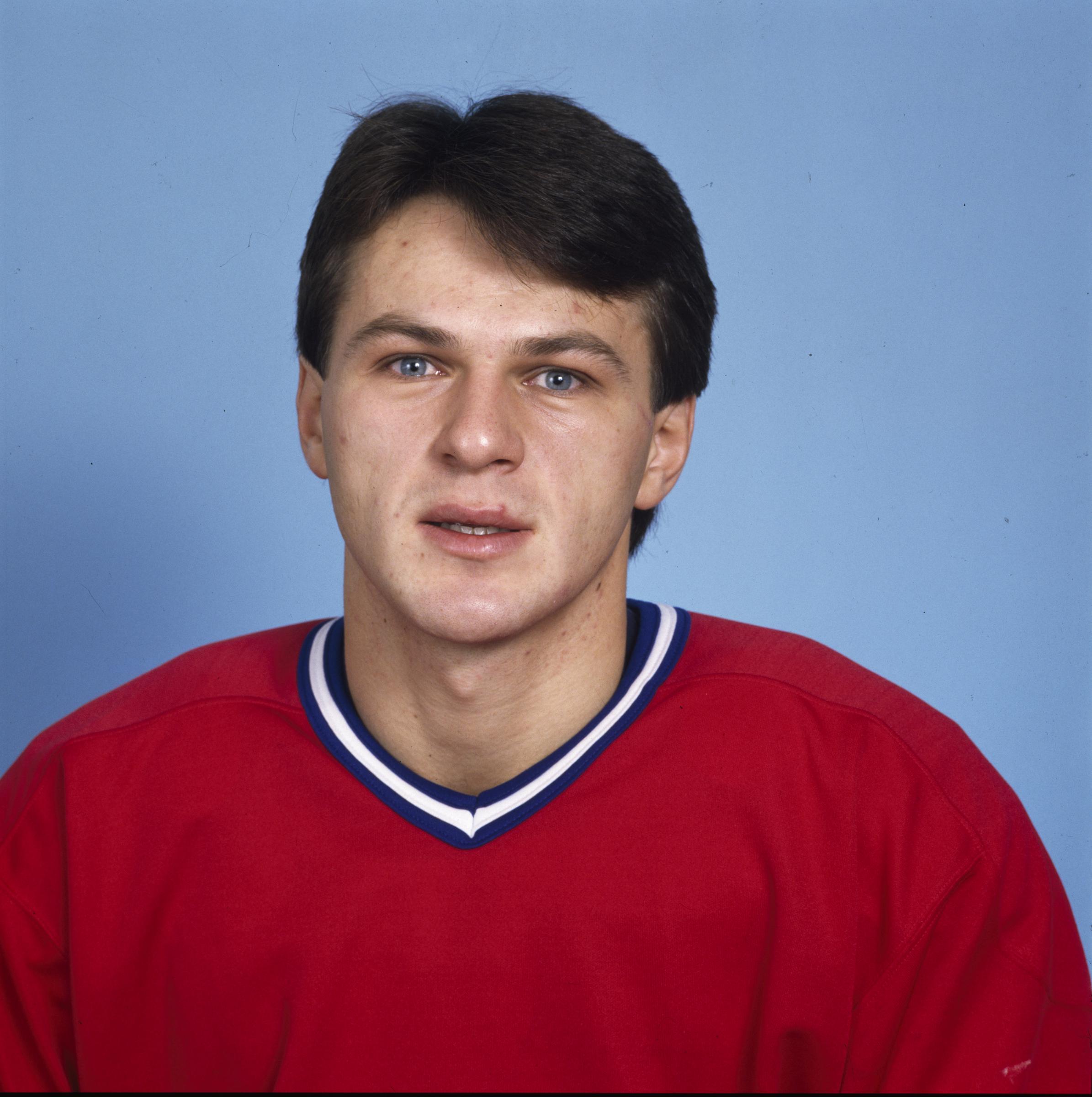 Claude Lemieux #32 of the Montreal Canadiens poses for a photo at the Montreal Forum in Montreal, Quebec, Canada, circa 1980 | Source: Getty Images