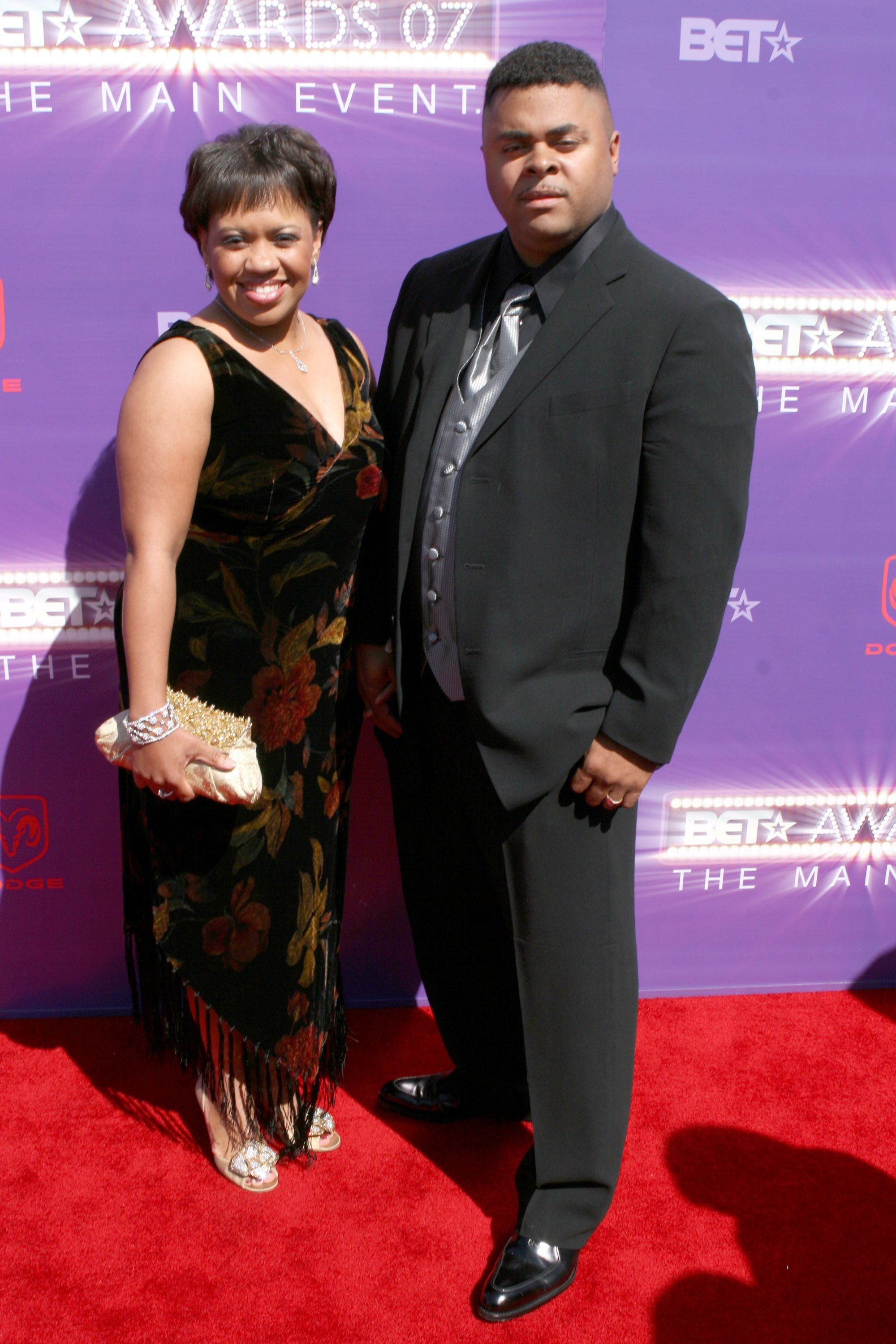 Chandra Wilson and guest at the BET Awards 2007 in Los Angeles, California. | Source: Getty Images