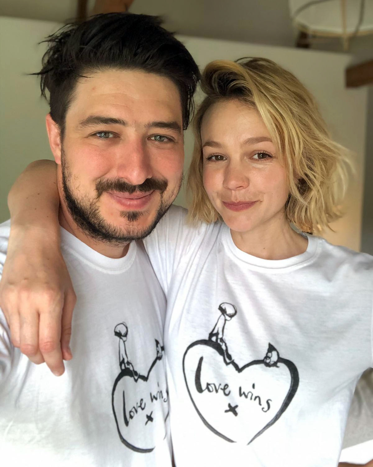 Marcus Mumford and Carey Mulligan on April 20, 2020, in London, England | Source: Getty Images