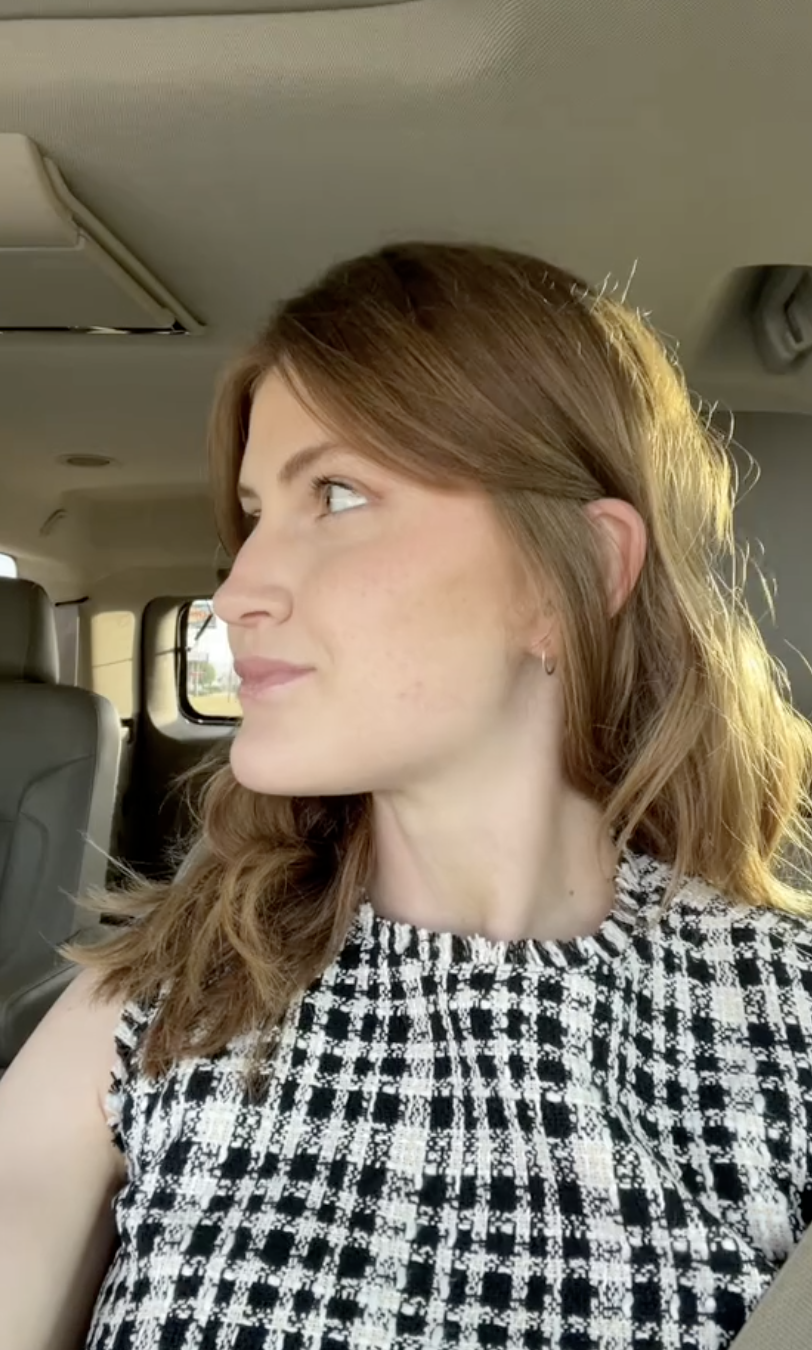 Virginia Elder looks left, her surgical results appearing natural. | Source: TikTok/virginiaeelder