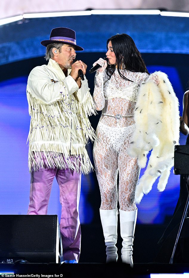 Kicking off the first of her two nights at the venue, Dua surprised her fans when she was joined by special guest Jamiroquai on Friday night