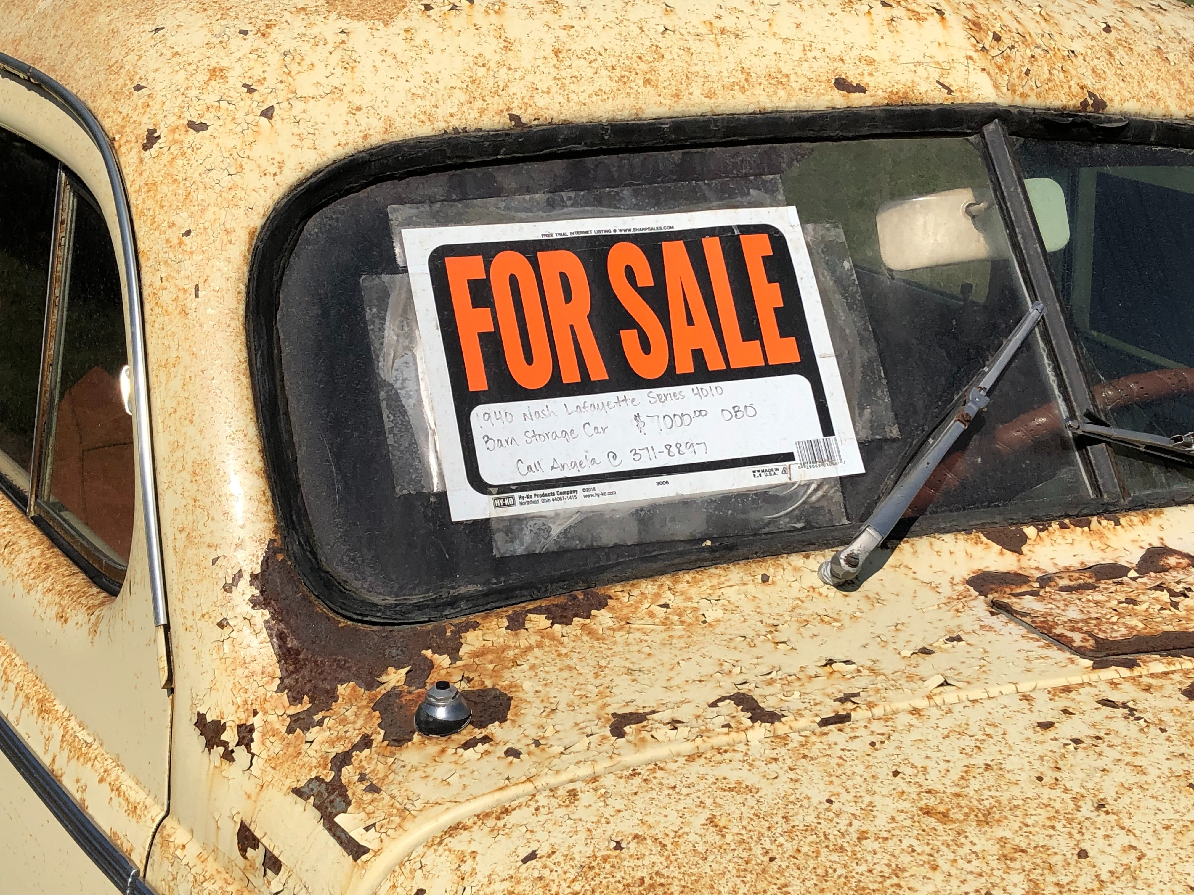 George had to sell his old car to pay the bills. | Source: Unsplash