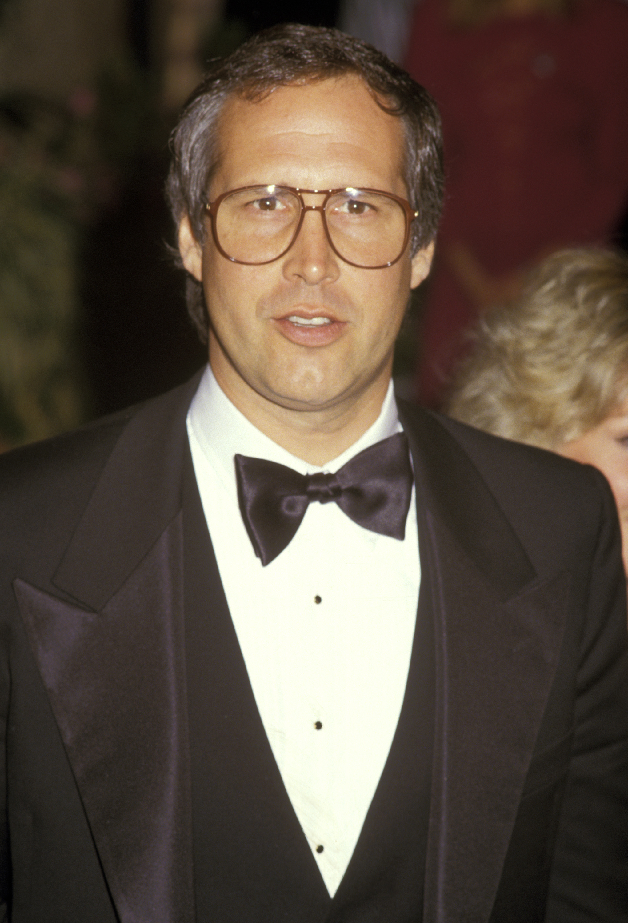 Chevy Chase at the AFI Life Achievement Award Honoring Barbara Stanwyck on April 9, 1987 | Source: Getty Images